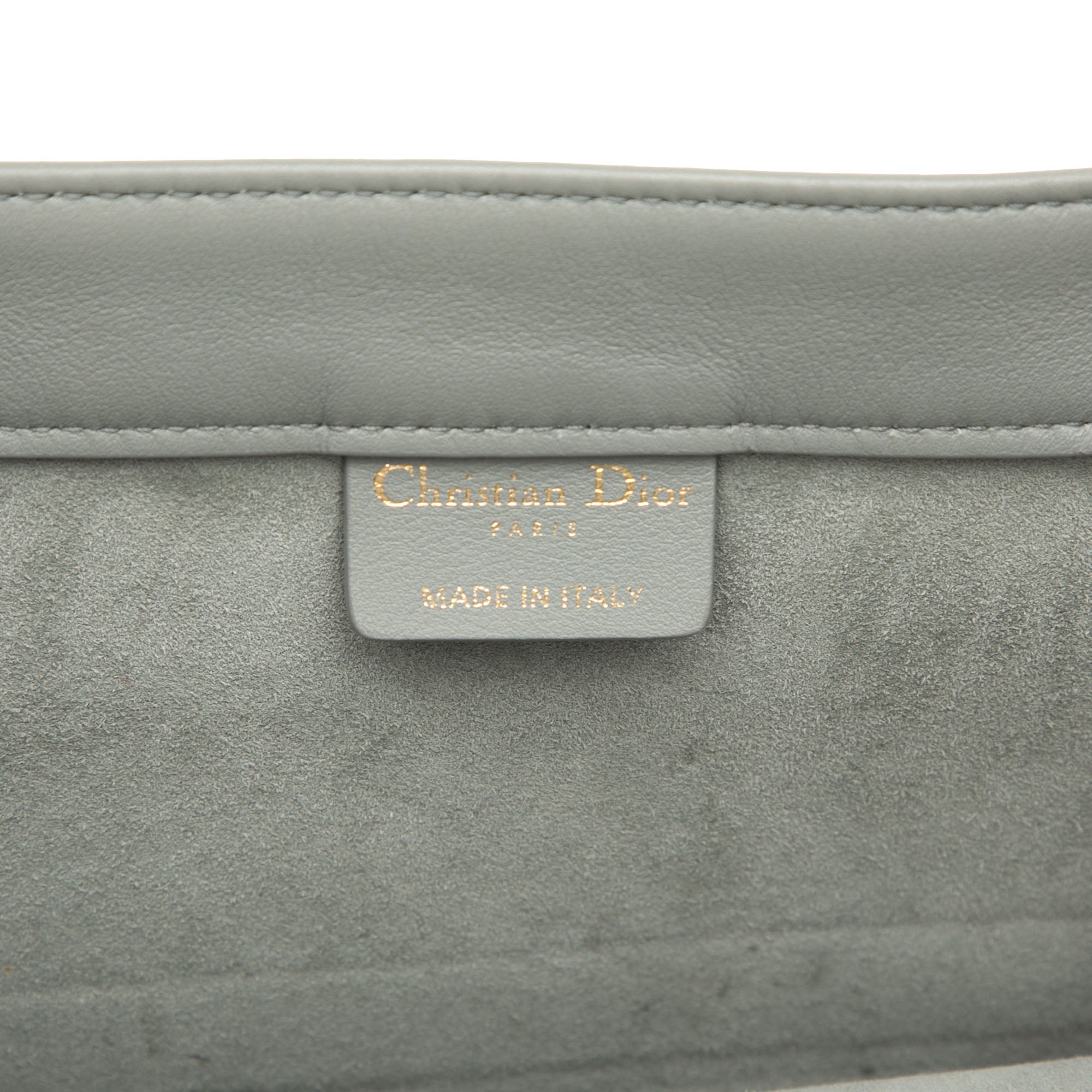 Medium Embossed Leather Book Tote - Image 5