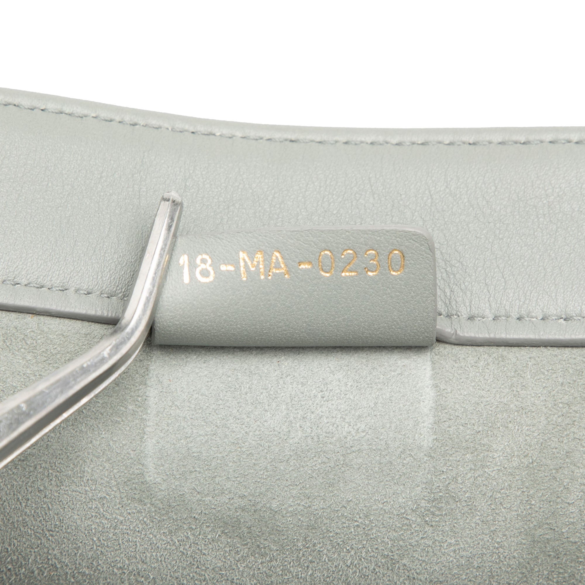 Medium Embossed Leather Book Tote - Image 6
