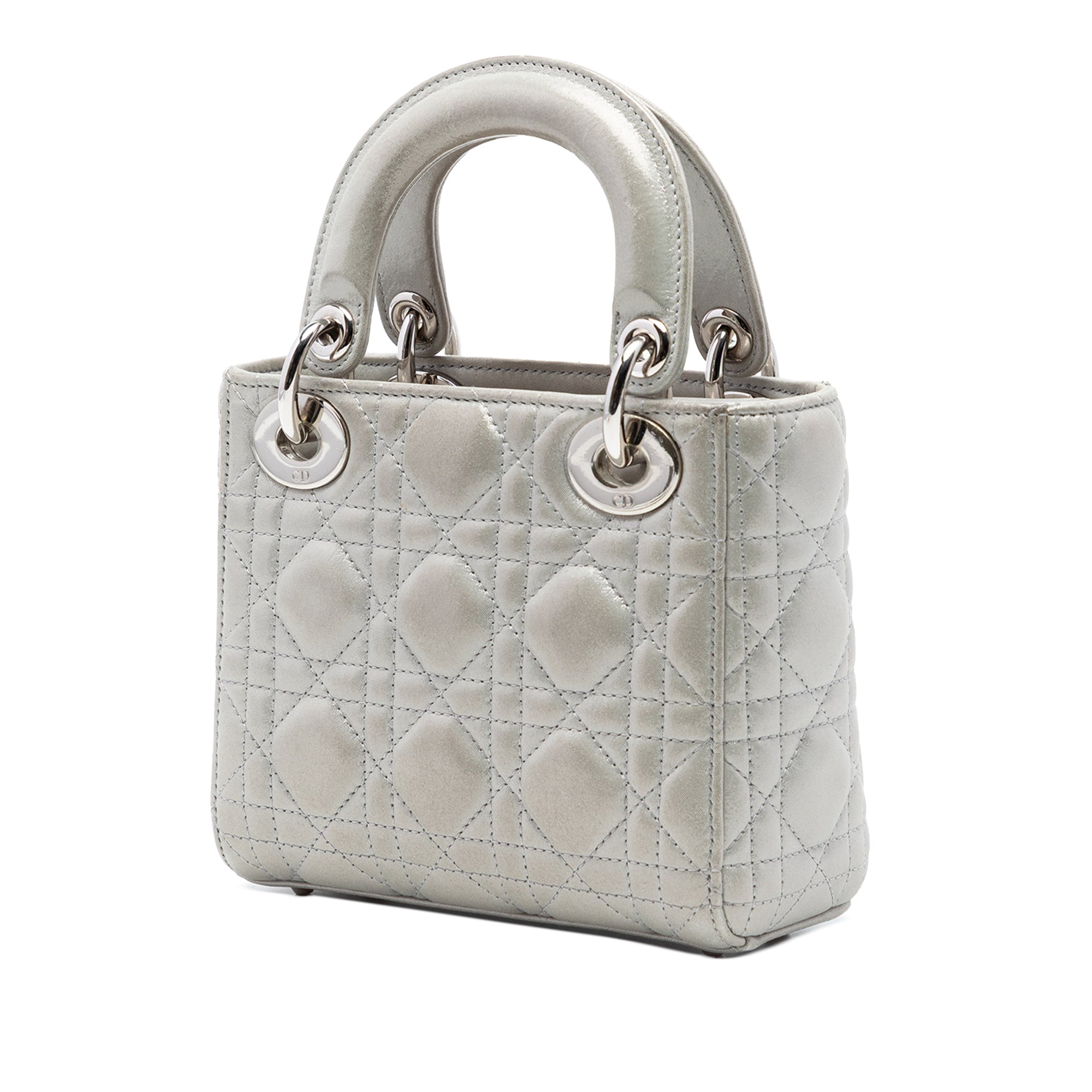 Mini Iridescent Lambskin Cannage Lady Dior - Image 2