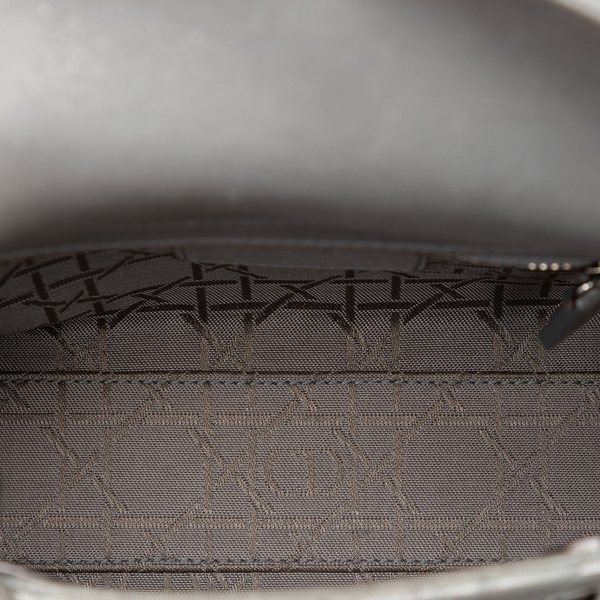 Mini Iridescent Lambskin Cannage Lady Dior - Image 4