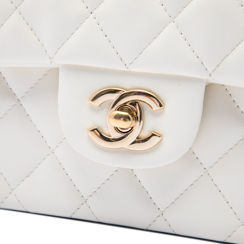 Medium Classic Lambskin Double Flap - Image 5