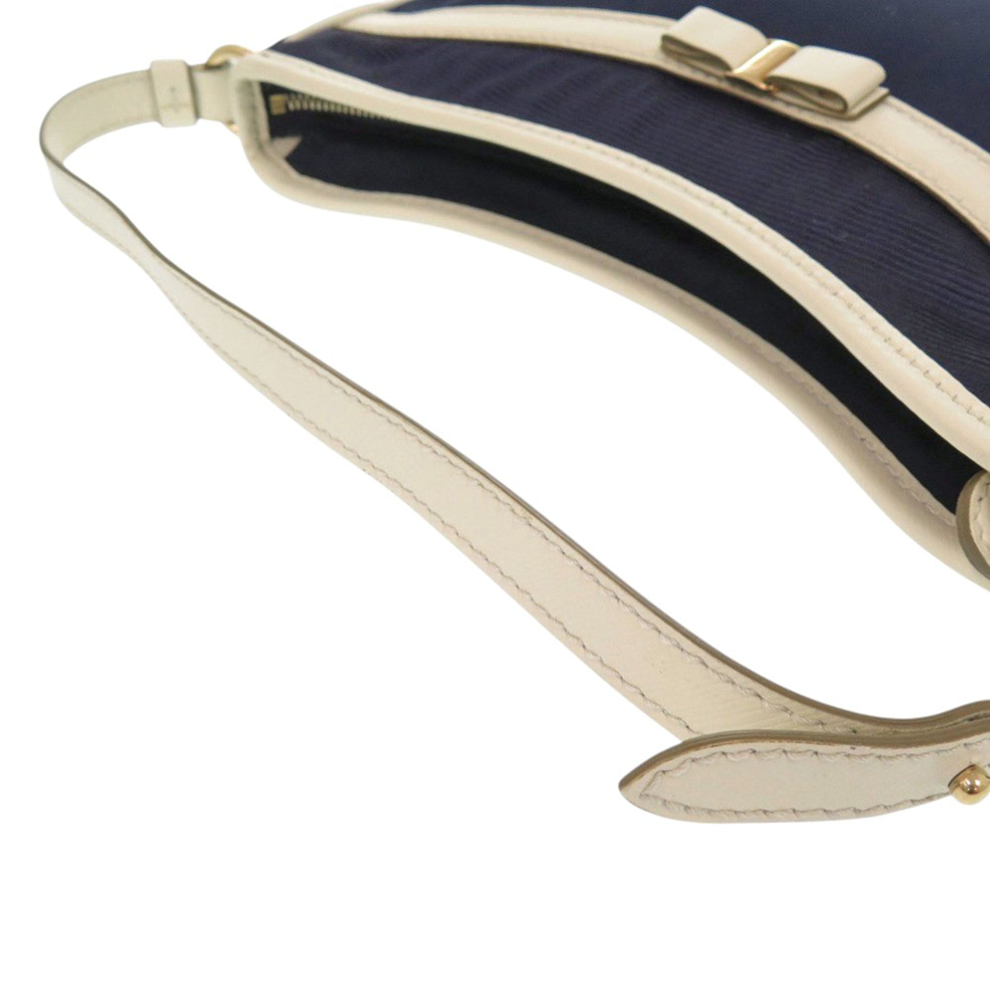 Nylon Vara Bow Handbag - Image 9