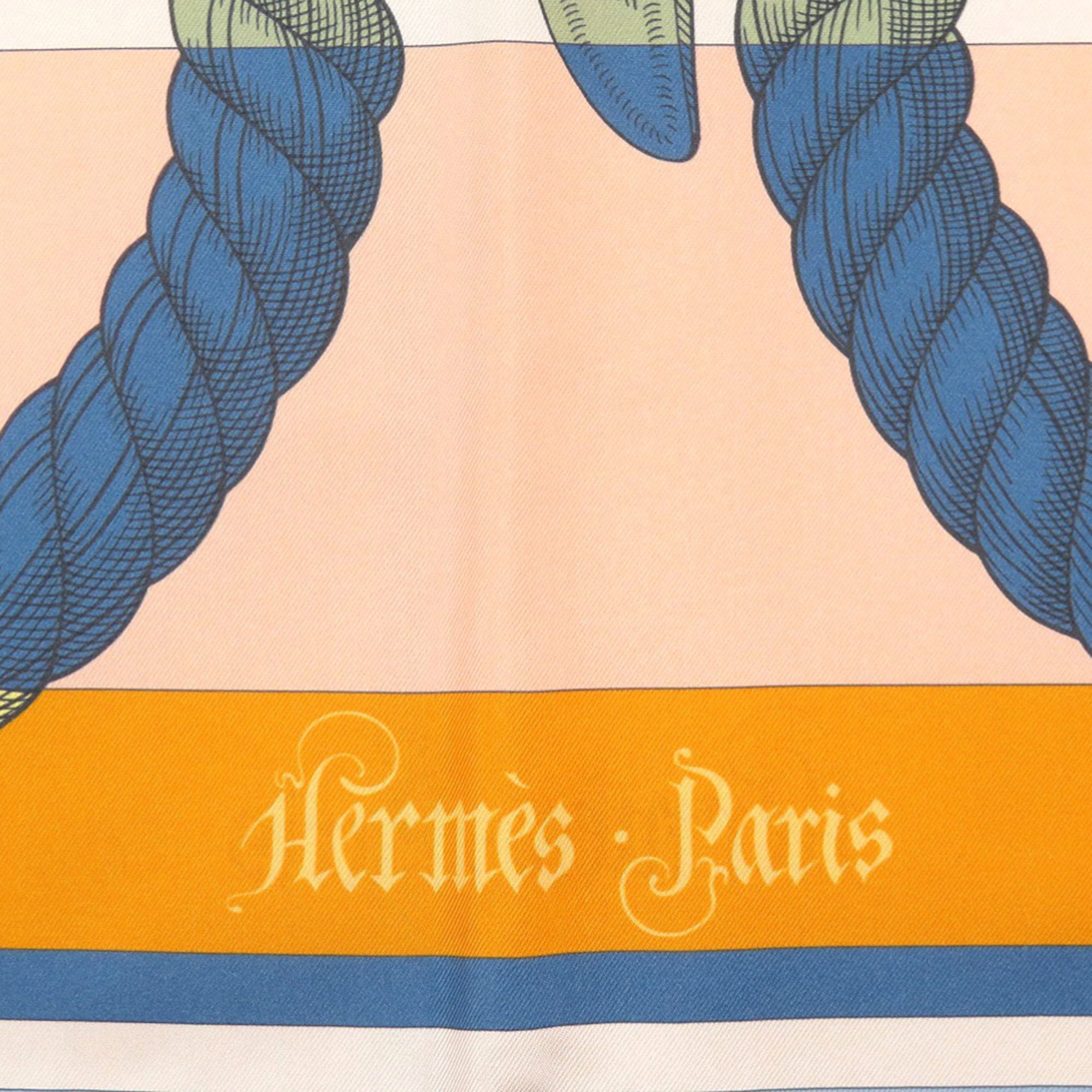 Della Cavalleria Double Face Silk Scarf 90 - Image 5