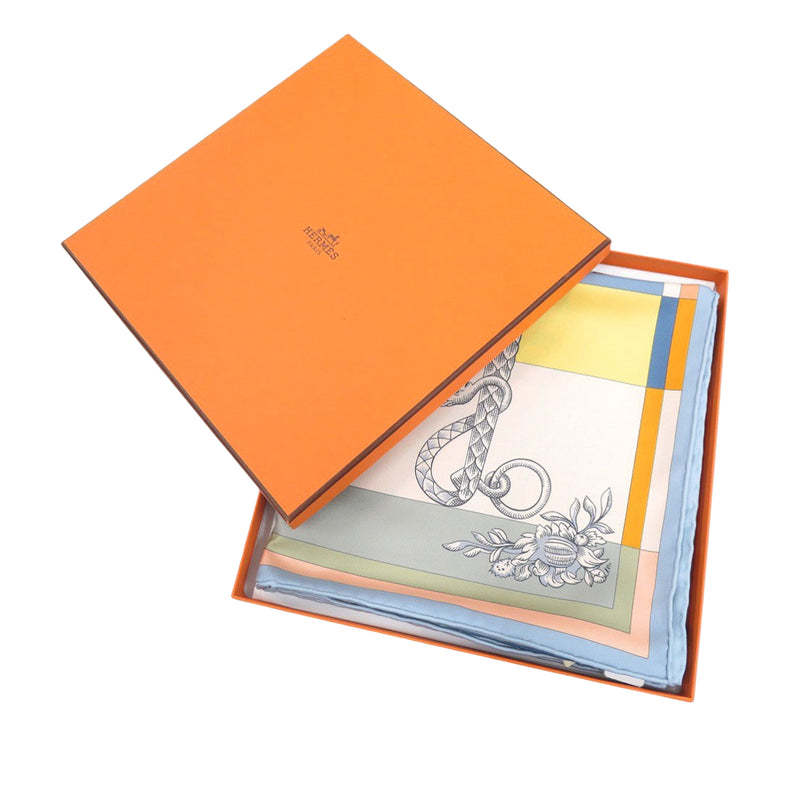 Della Cavalleria Double Face Silk Scarf 90 - Image 7
