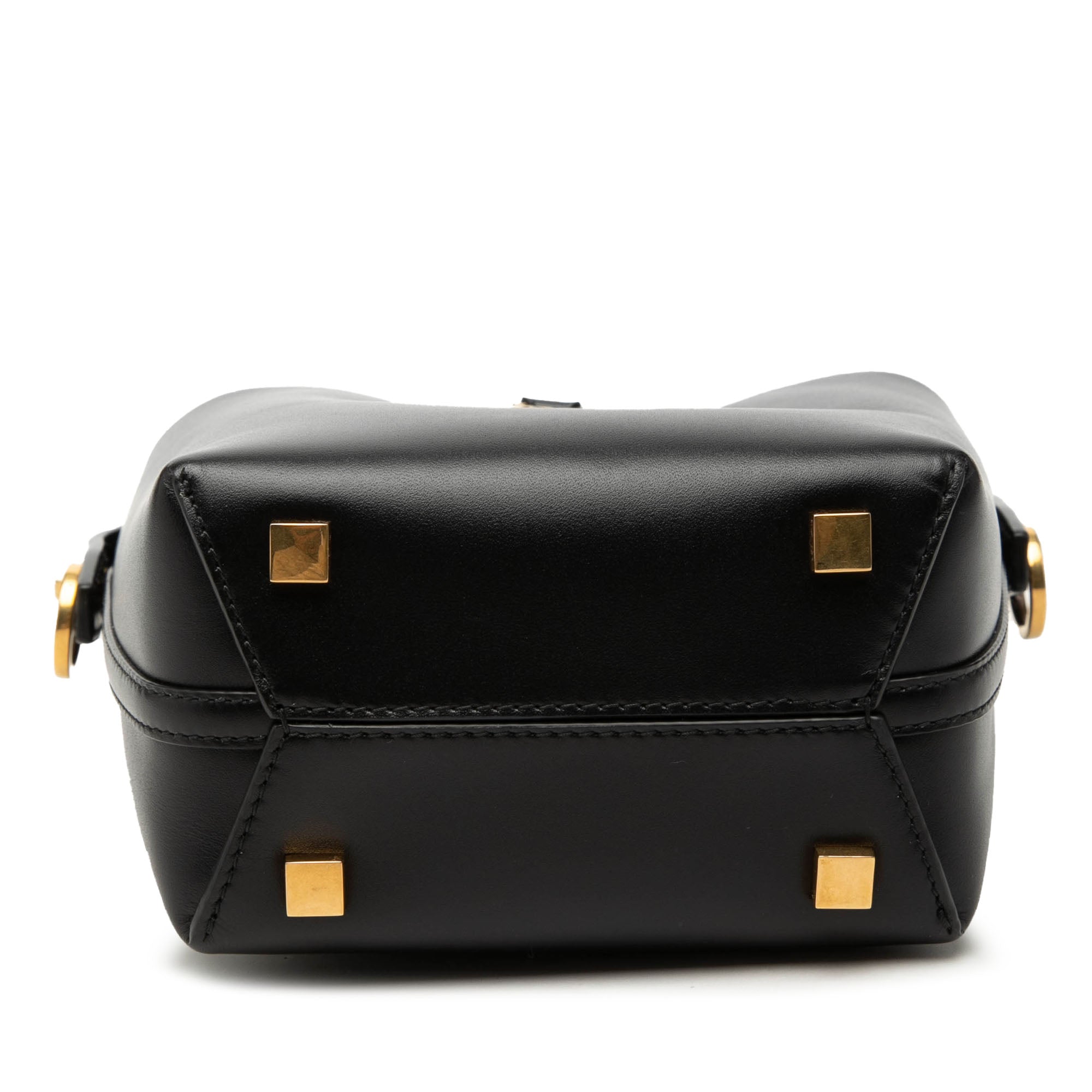 Mini Shiny Calfskin Le 37 Bucket Bag - Image 3