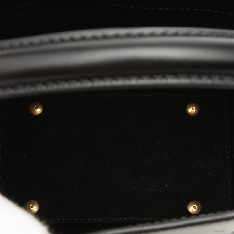 Mini Shiny Calfskin Le 37 Bucket Bag - Image 4