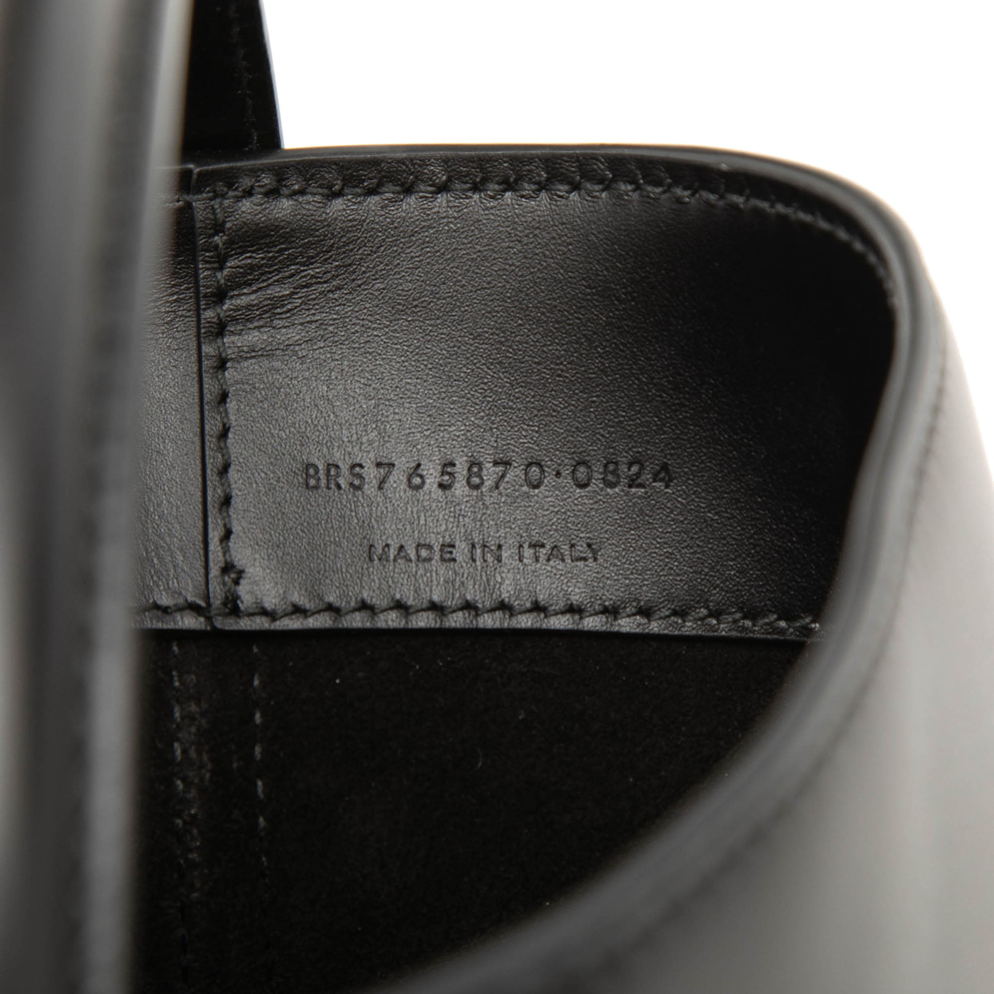 Mini Shiny Calfskin Le 37 Bucket Bag - Image 6