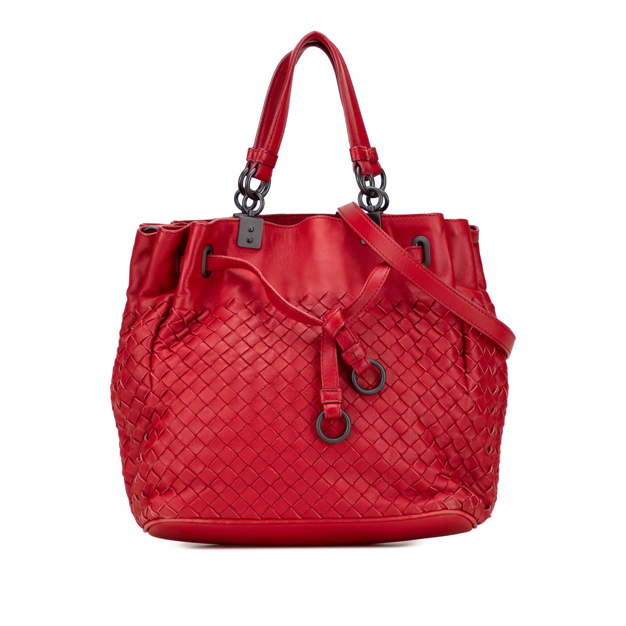 Nappa Intrecciato Bucket Bag - Image 1