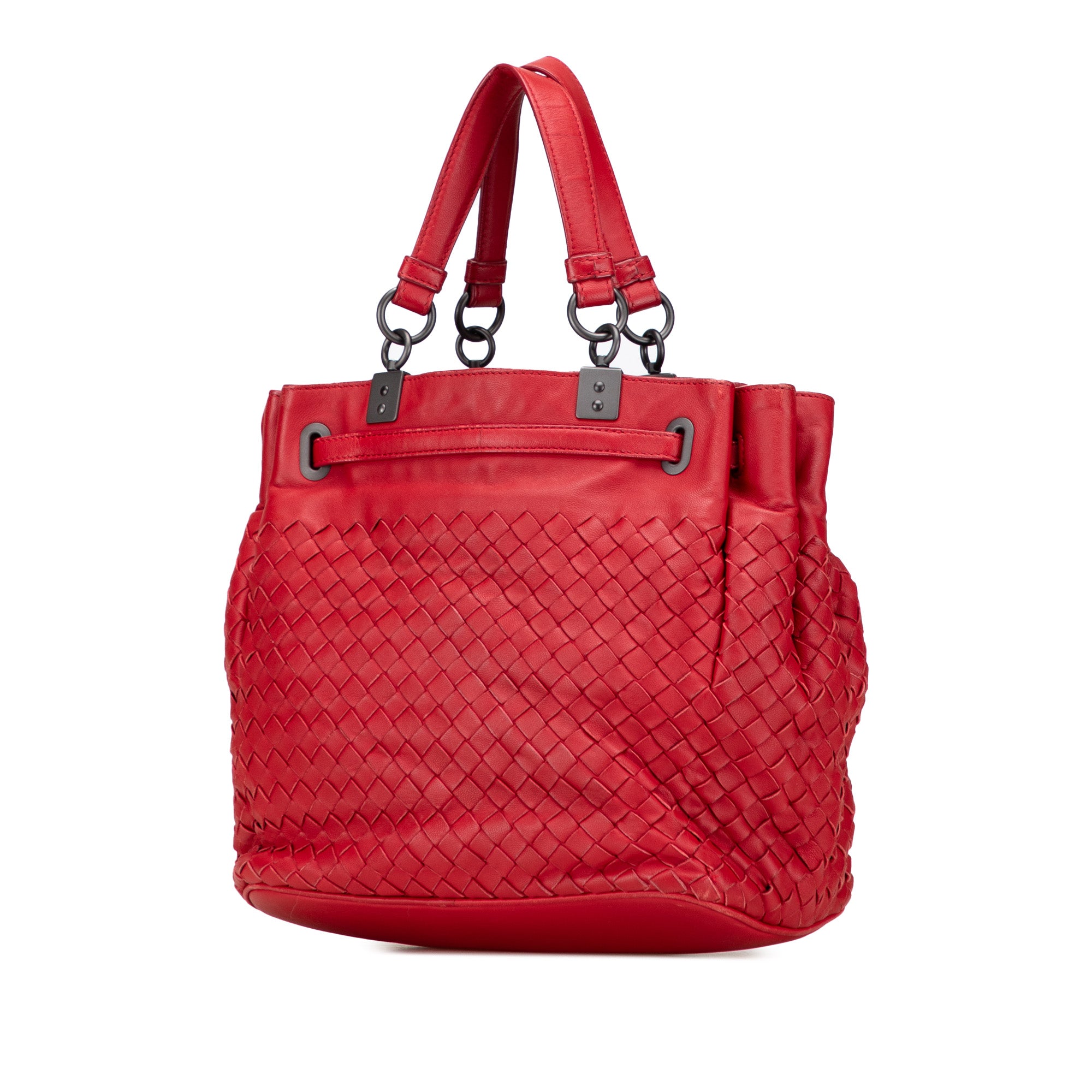 Nappa Intrecciato Bucket Bag - Image 2