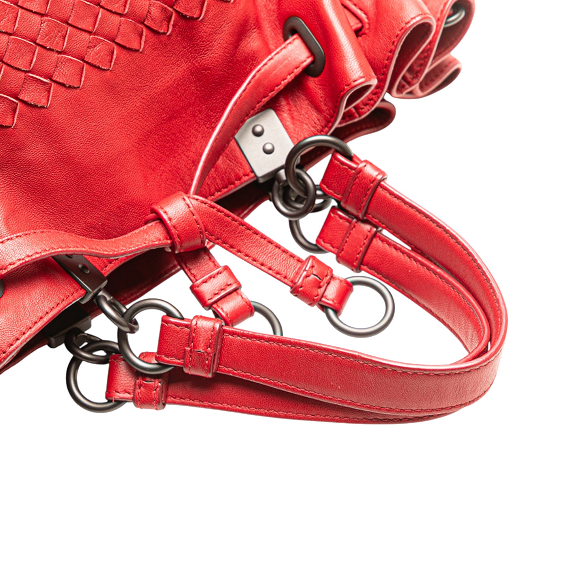 Nappa Intrecciato Bucket Bag - Image 8