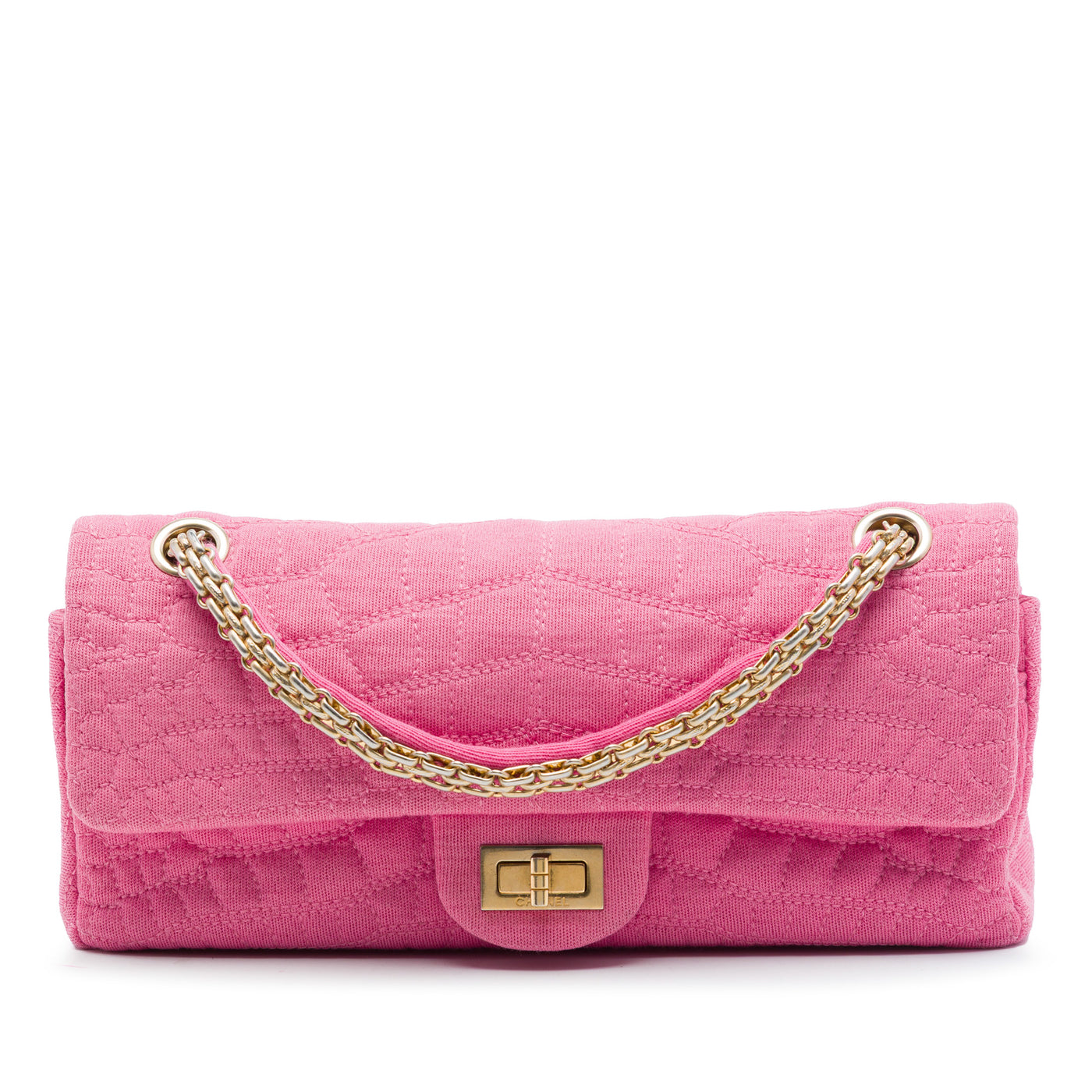 Croc Quilted Jersey Reissue 2.55 East West Double Flap - Image 1