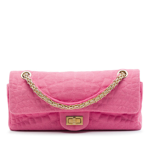 Croc Quilted Jersey Reissue 2.55 East West Double Flap - Image 1