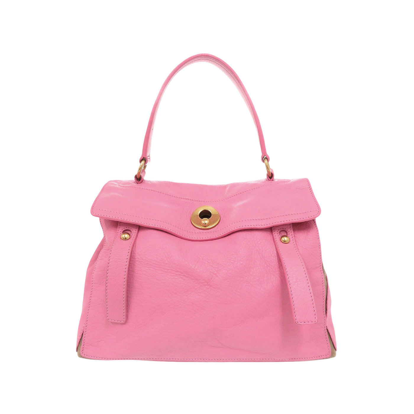 Medium Leather Muse Two Satchel - Image 1
