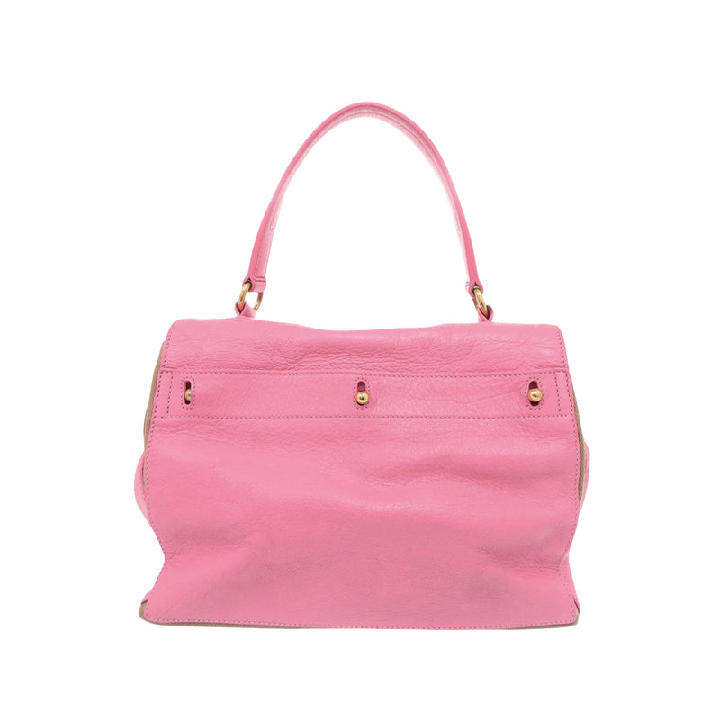 Medium Leather Muse Two Satchel - Image 2