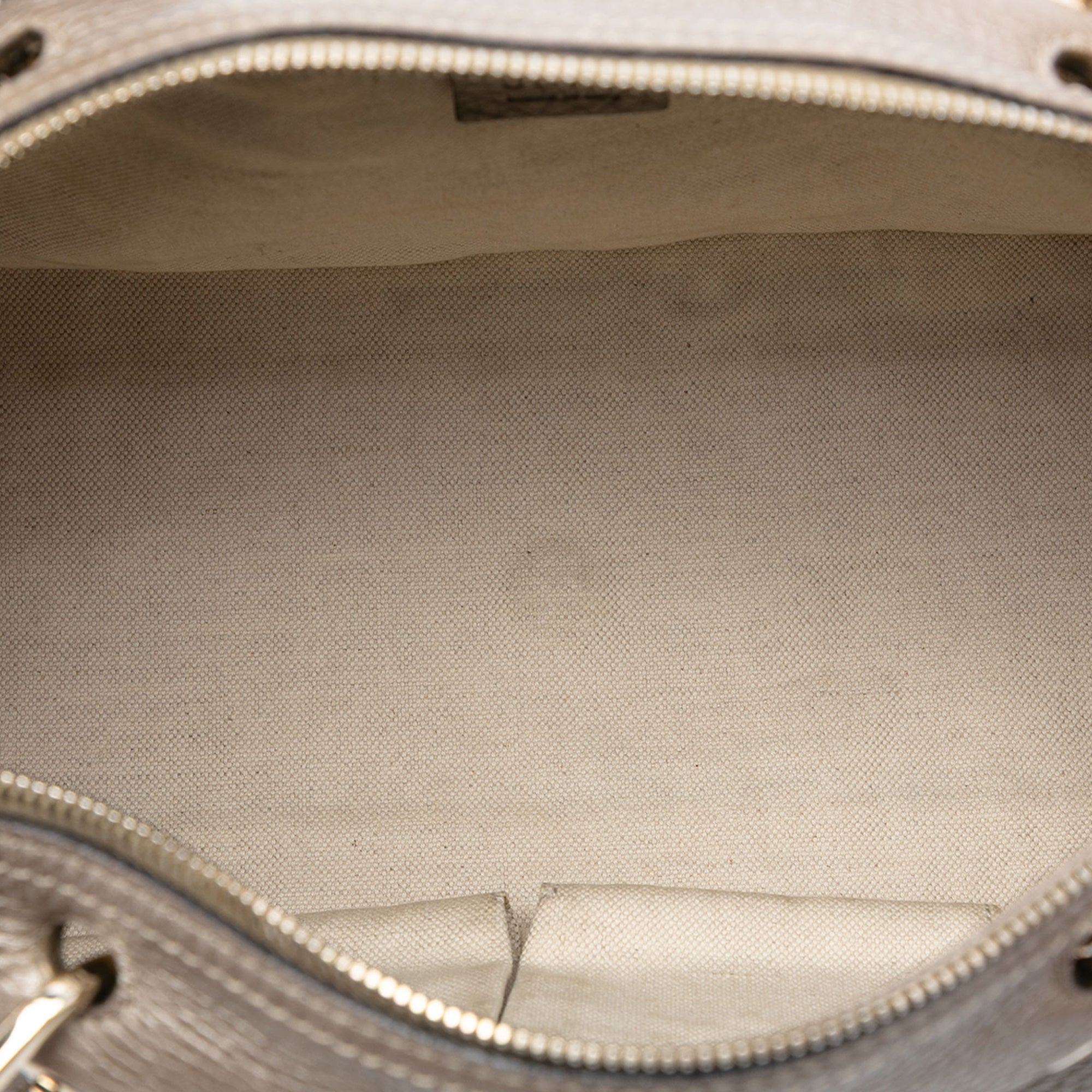 Medium Calfskin Bamboo Shopper Boston Bag - Image 4