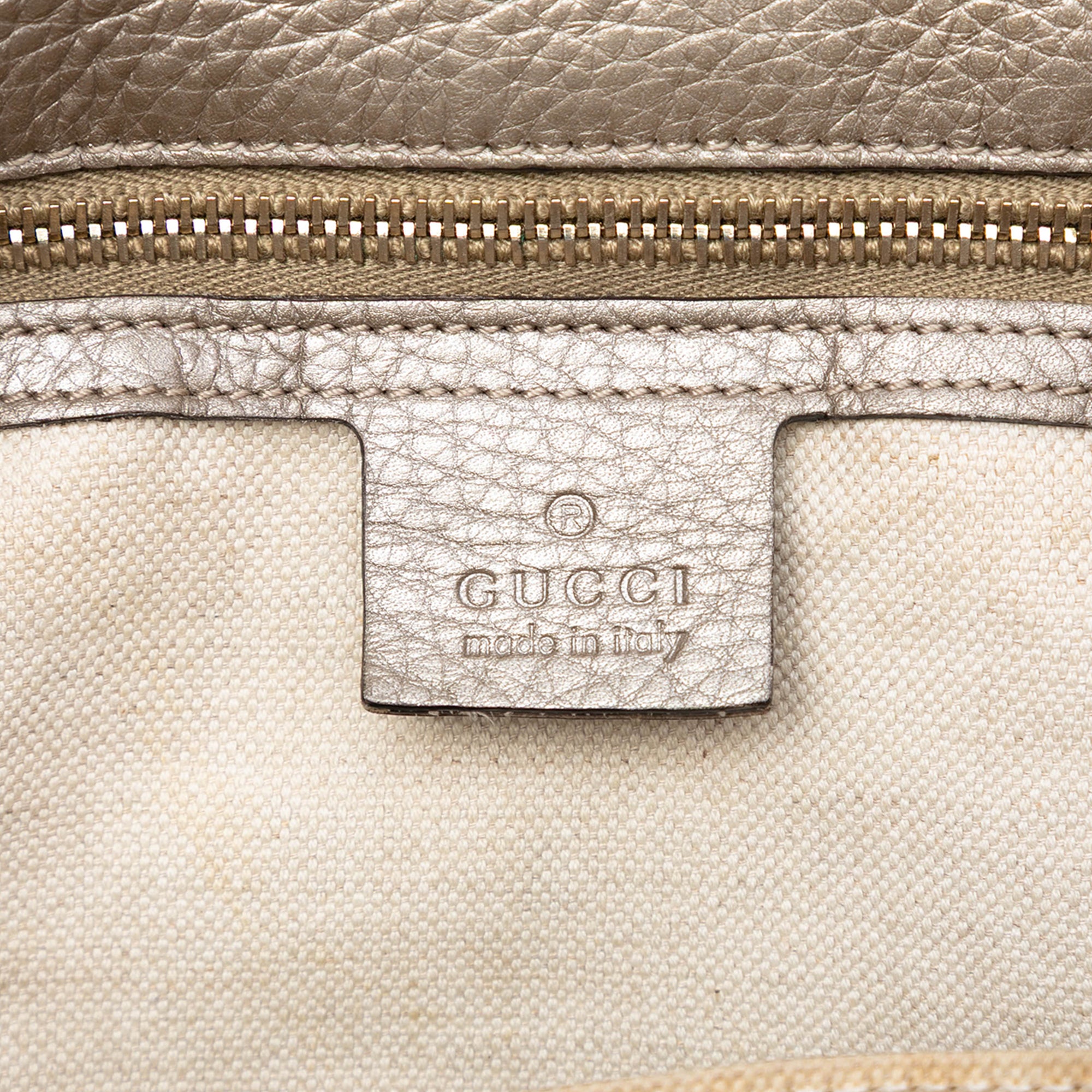 Medium Calfskin Bamboo Shopper Boston Bag - Image 5