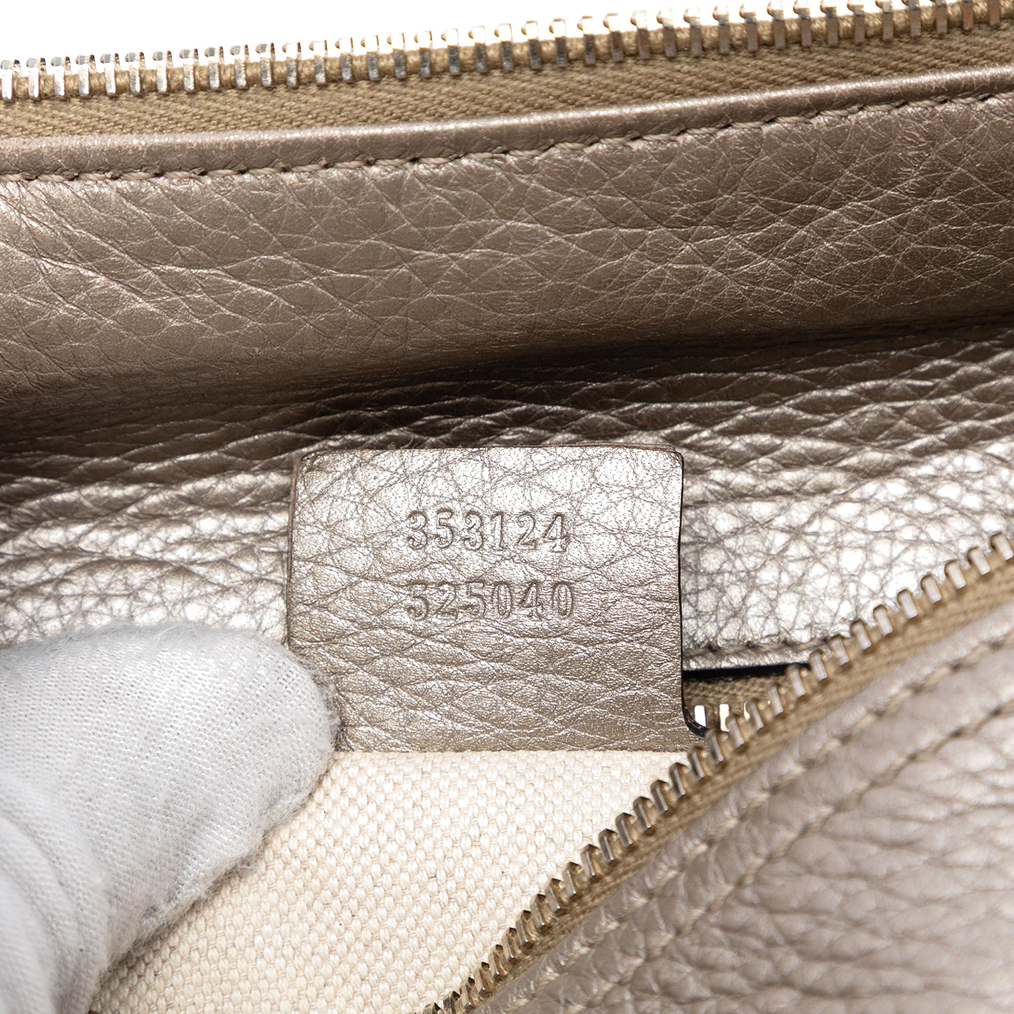 Medium Calfskin Bamboo Shopper Boston Bag - Image 6