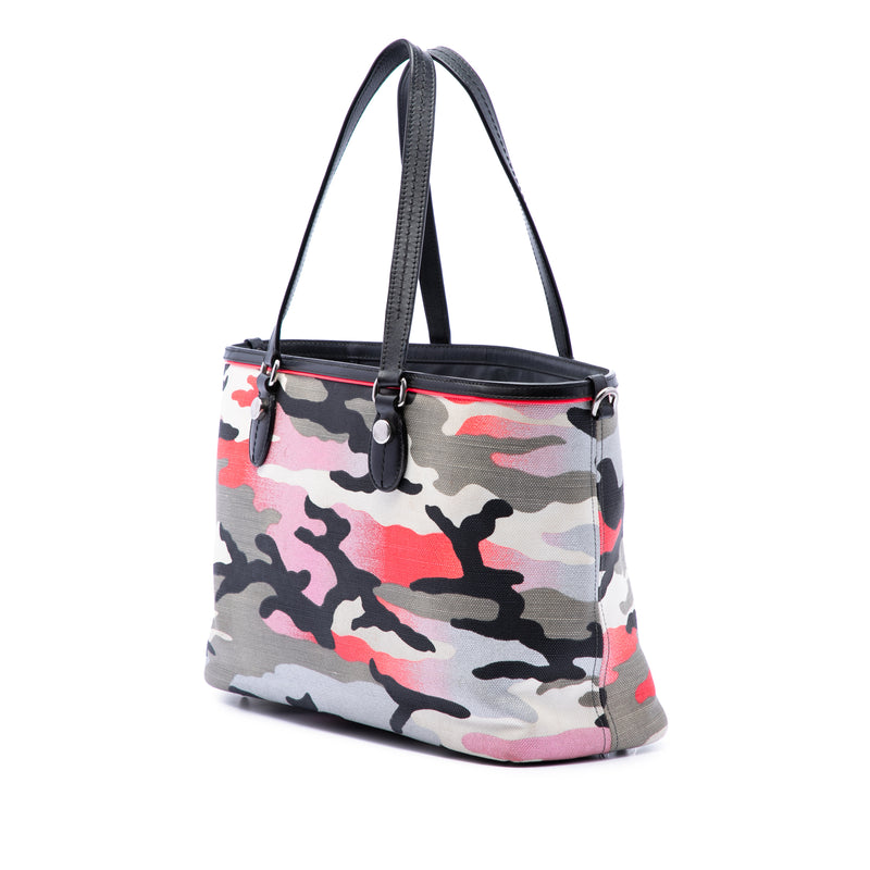 Anselm Reyle Medium Canvas Camouflage Tote - Image 2