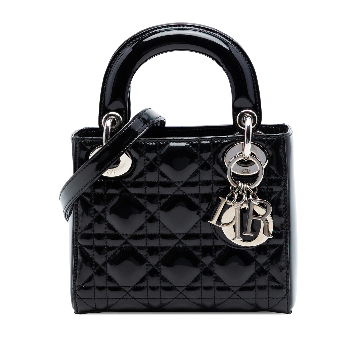 Mini Patent Cannage Lady Dior - Image 1