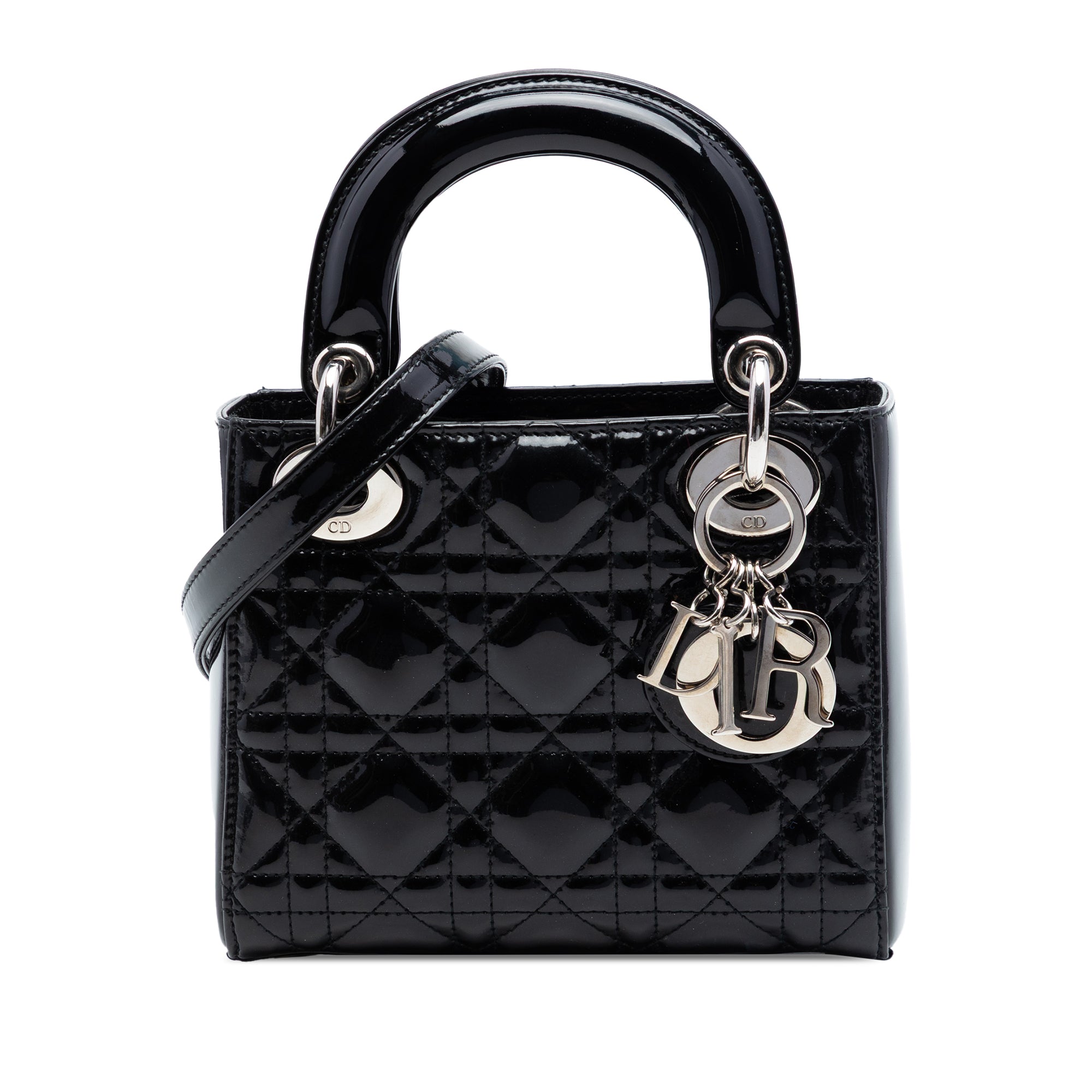 Mini Patent Cannage Lady Dior - Image 1