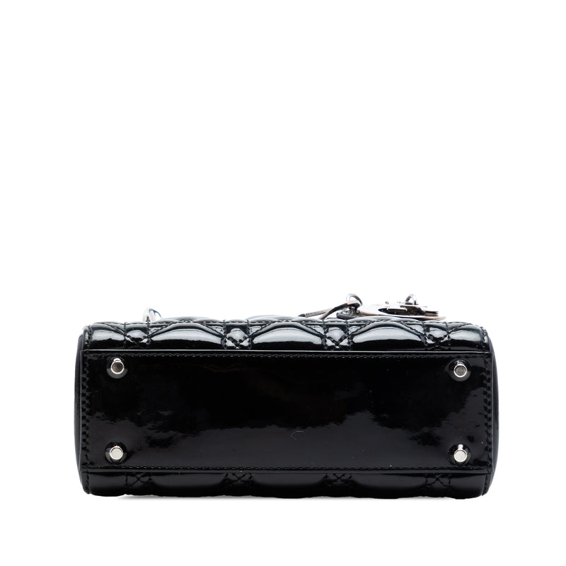 Mini Patent Cannage Lady Dior - Image 3