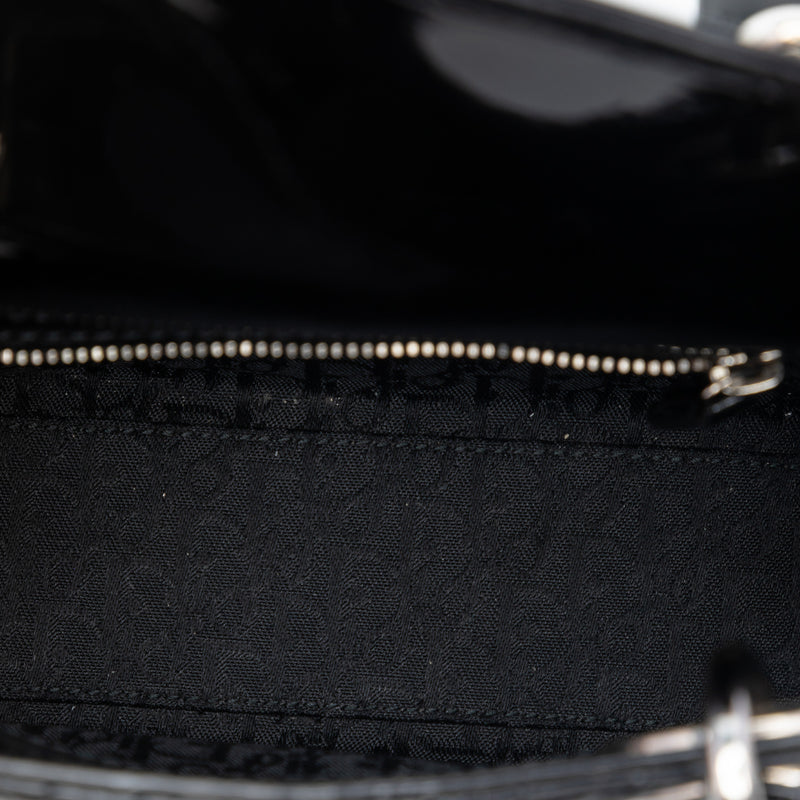 Mini Patent Cannage Lady Dior - Image 4