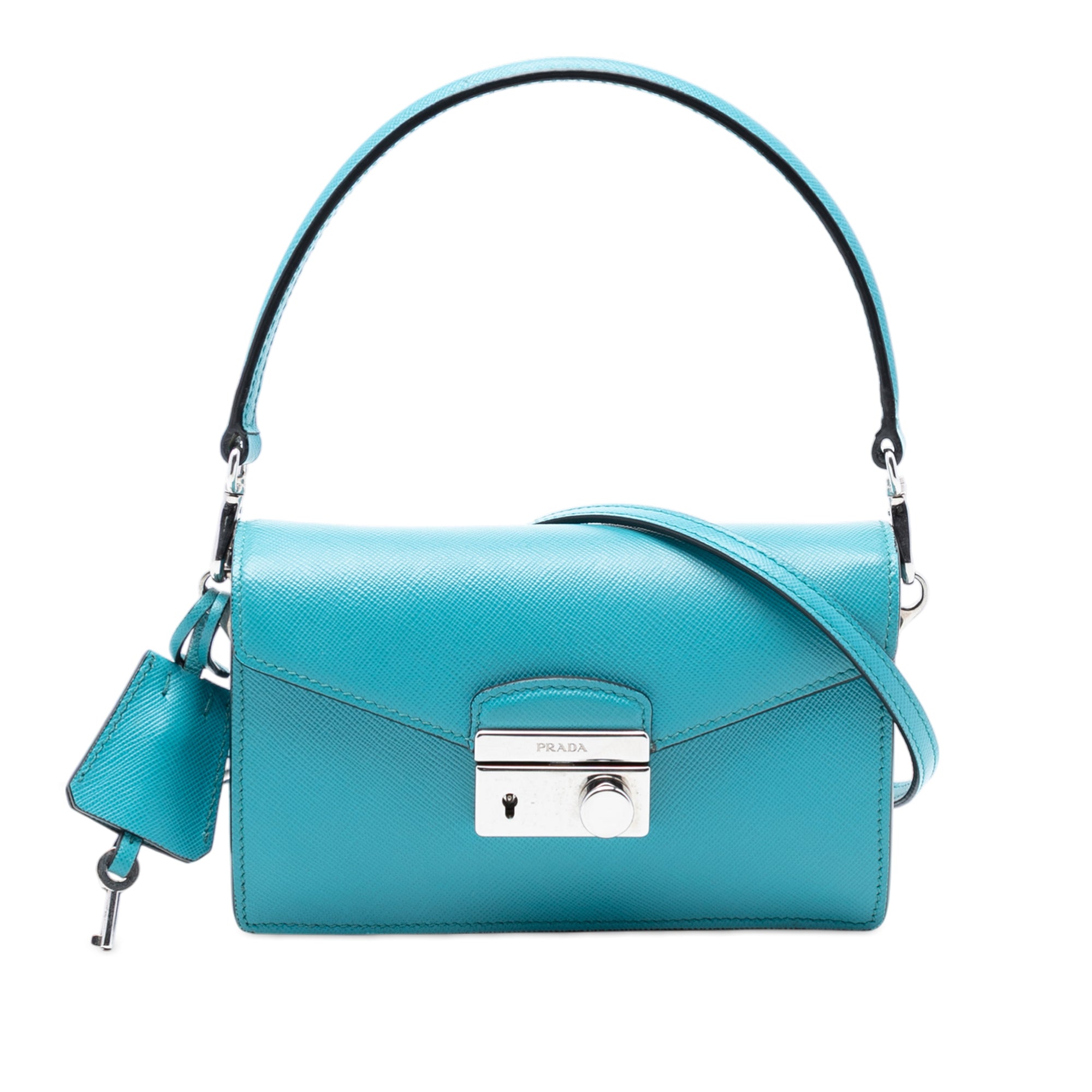 Saffiano Lux Sound Lock Satchel - Image 1