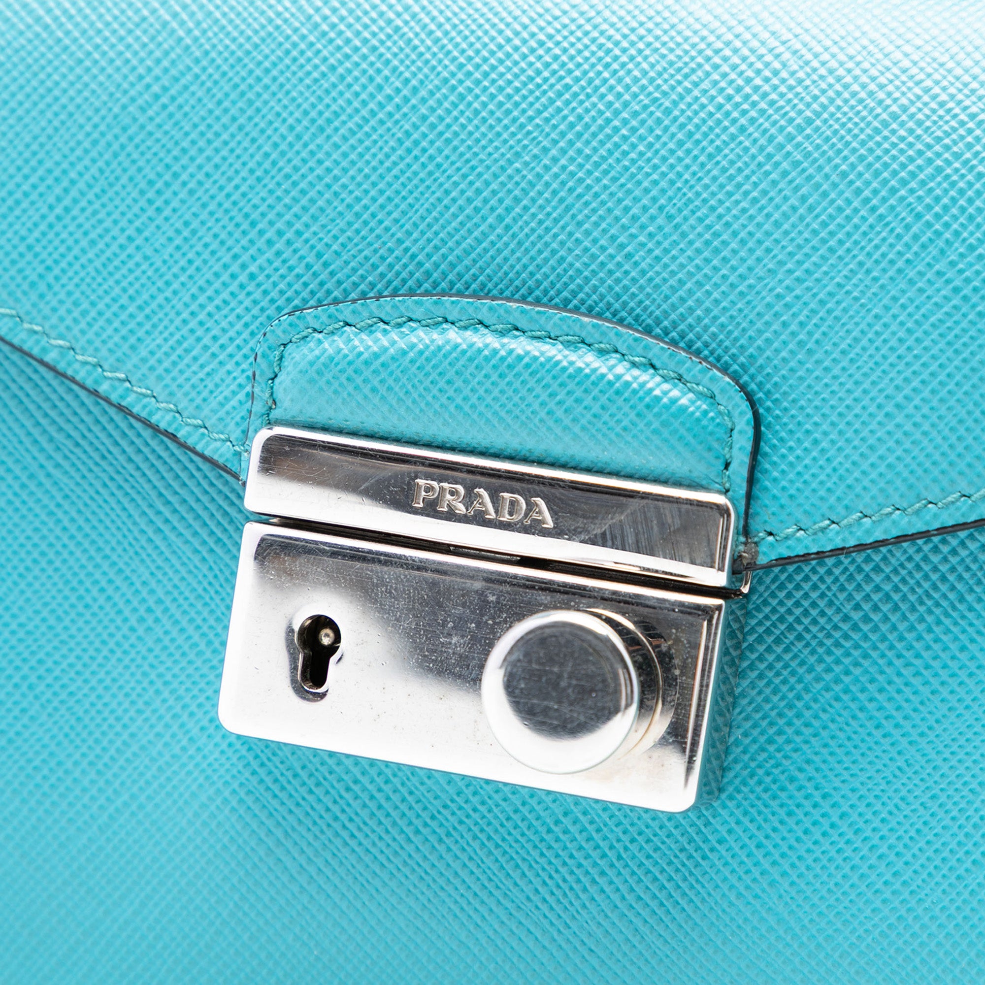 Saffiano Lux Sound Lock Satchel - Image 5