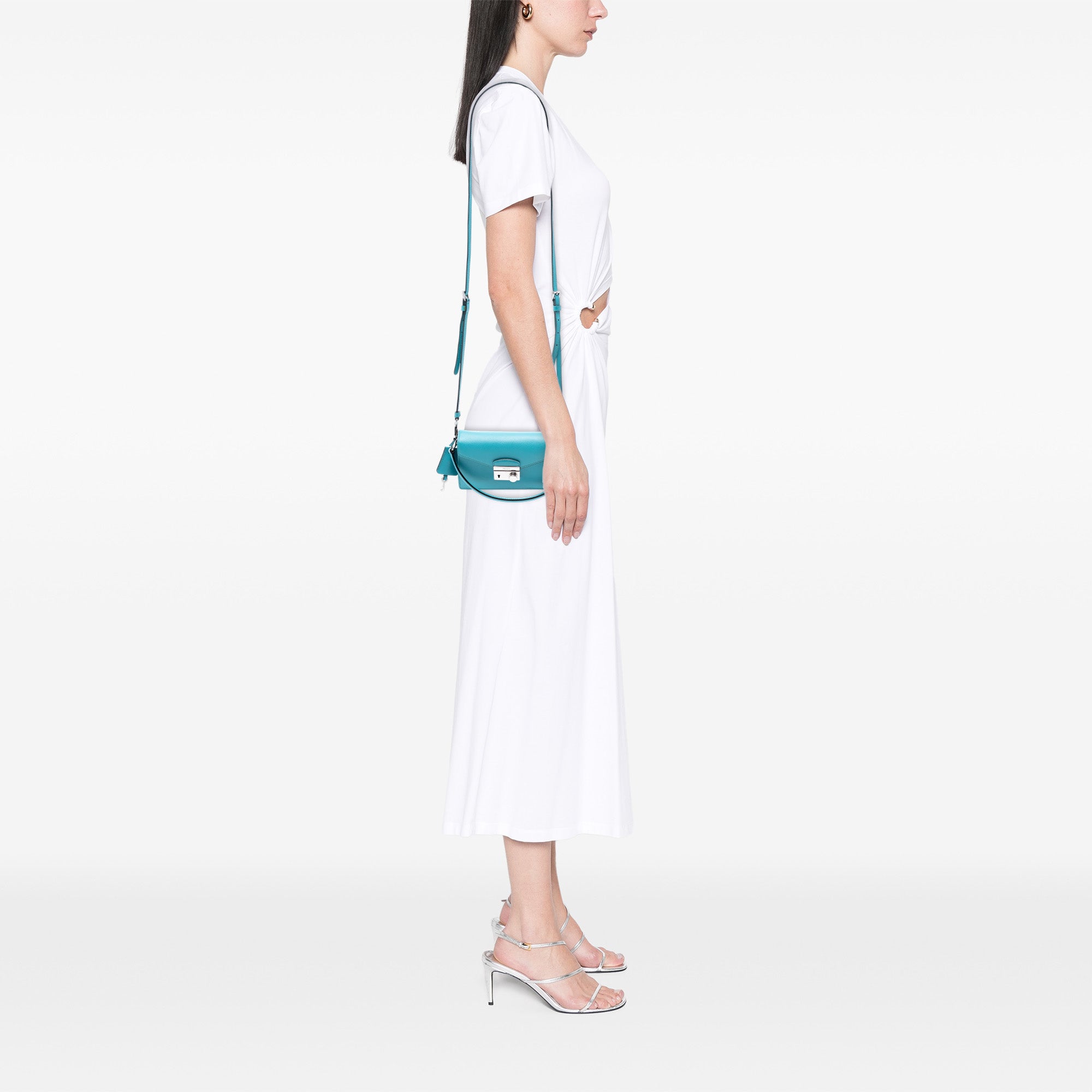 Saffiano Lux Sound Lock Satchel - Image 6