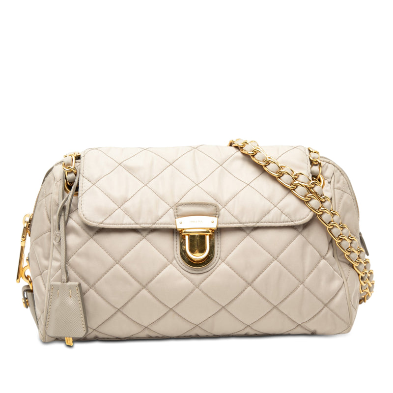 Impuntu Tessuto Chain Flap Crossbody