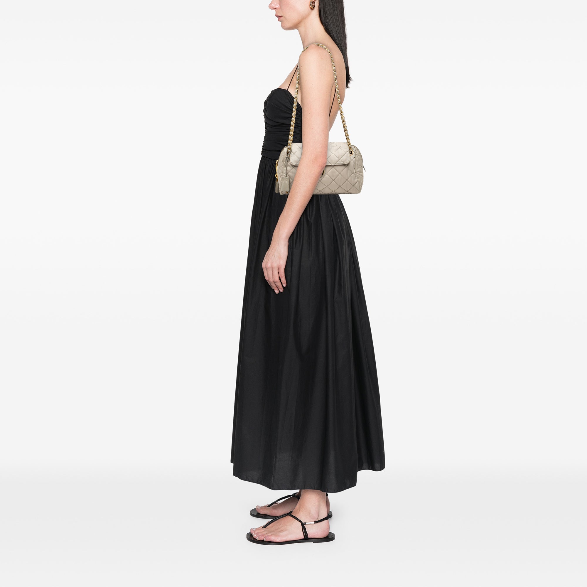 Impuntu Tessuto Chain Flap Crossbody - Image 6