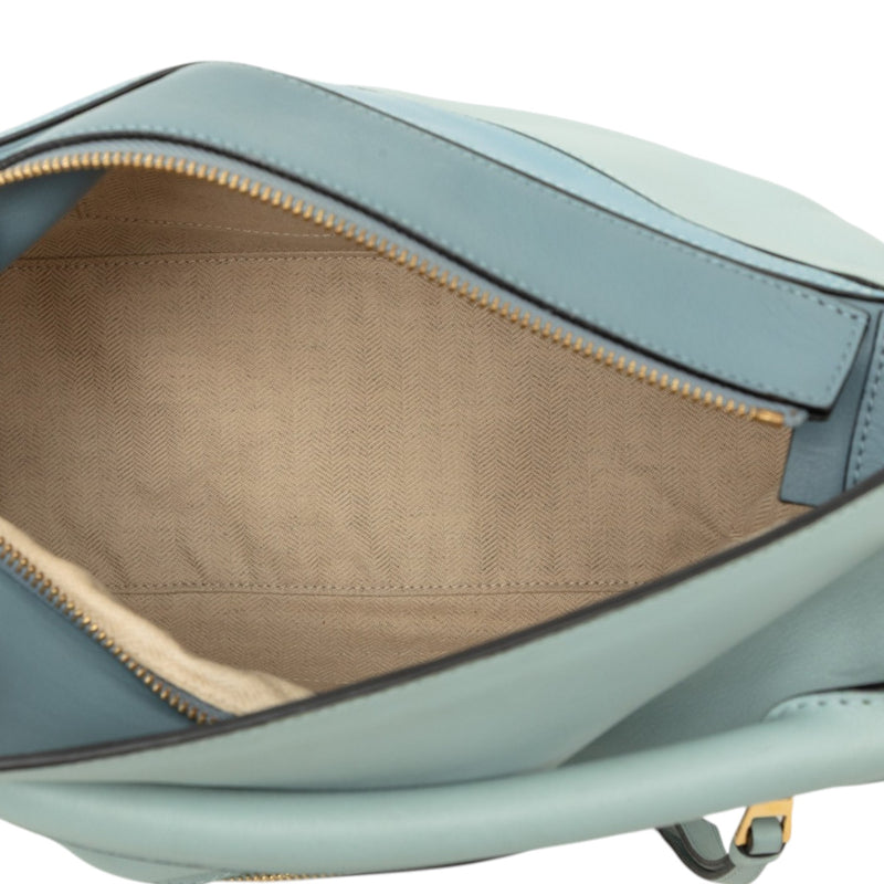 Medium Tricolor Calfskin Puzzle Satchel - Image 4