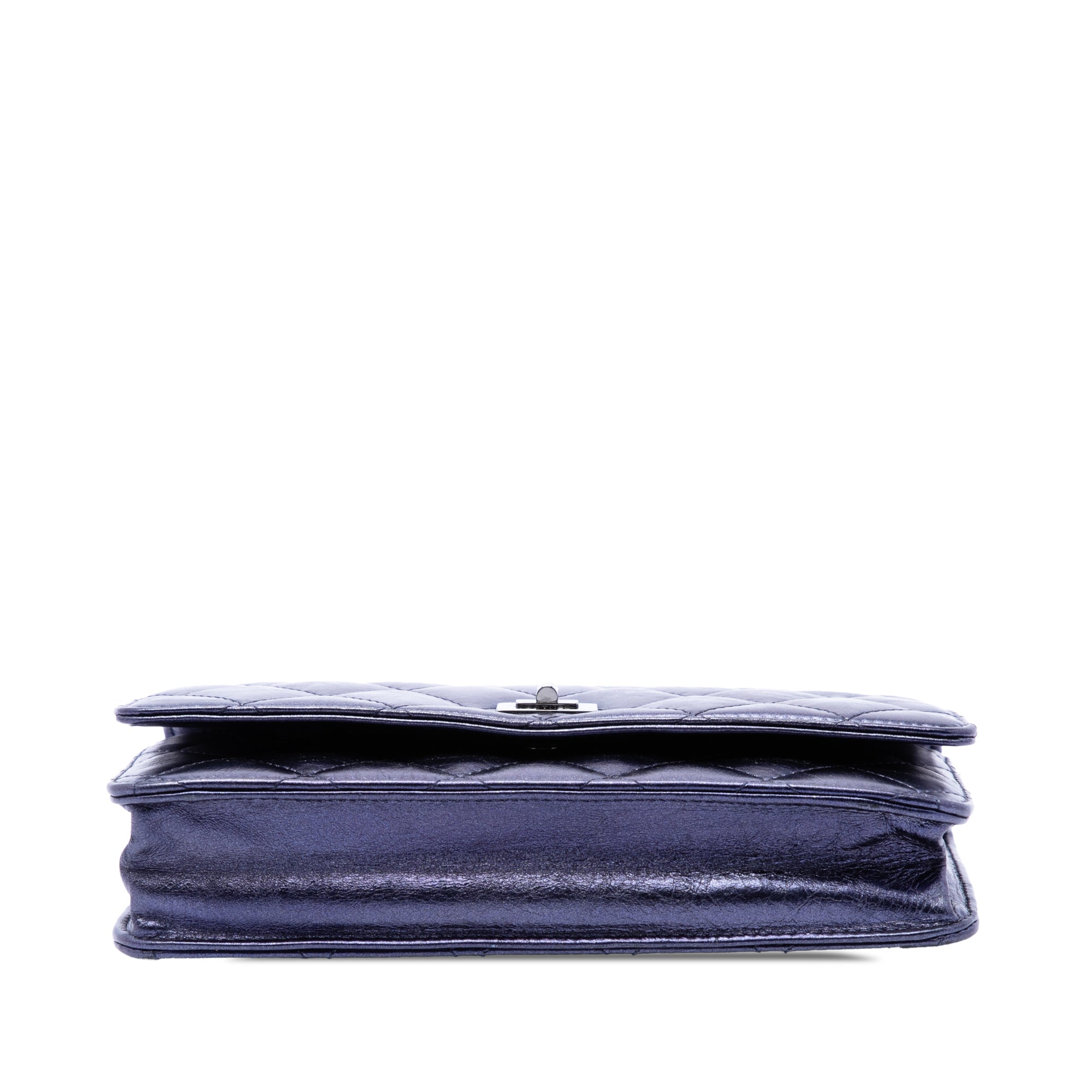 Quilted Shiny Aged Calfskin Reissue 2.55 Wallet on Chain - Image 3