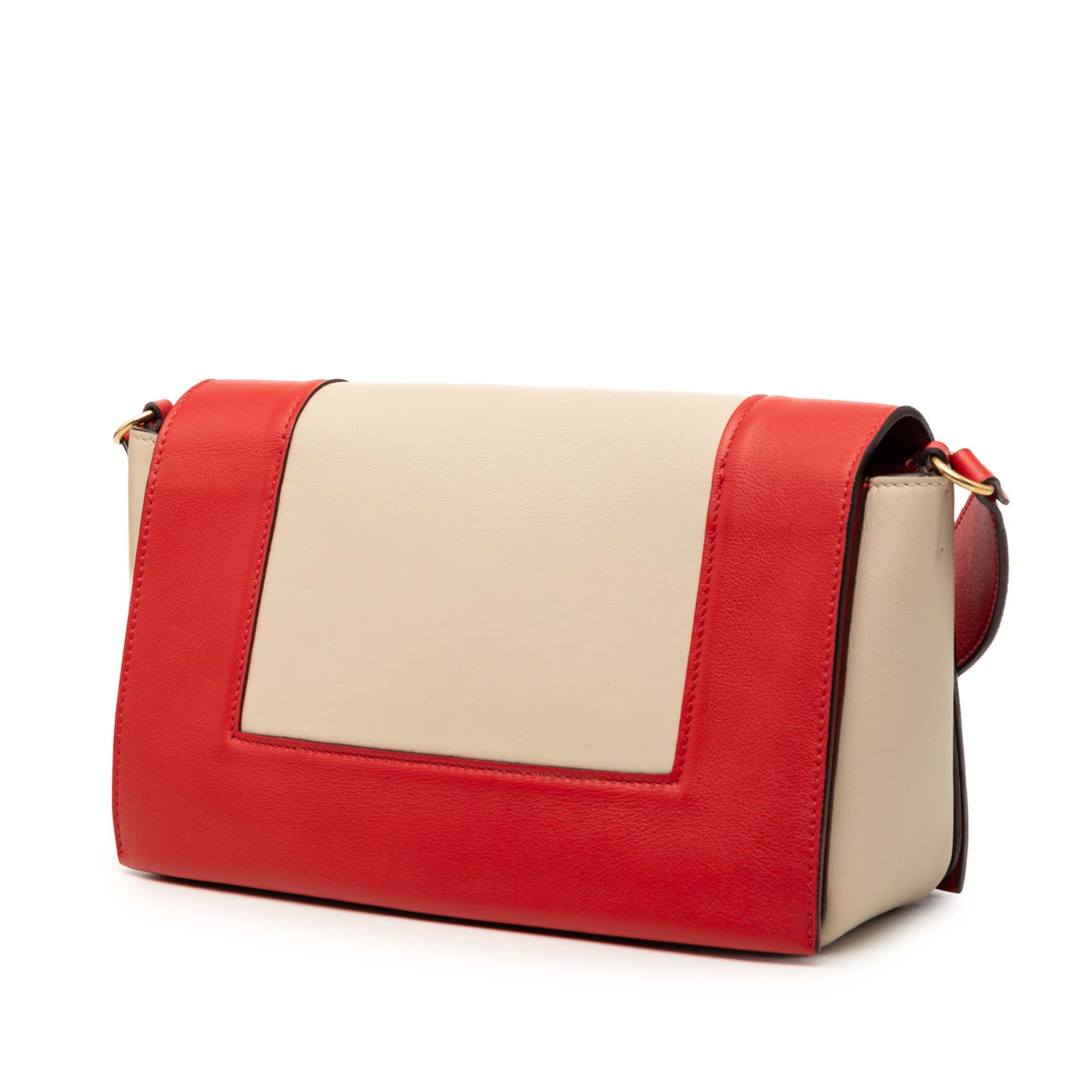 Medium Shiny Smooth Calfskin Frame Shoulder Bag - Image 2