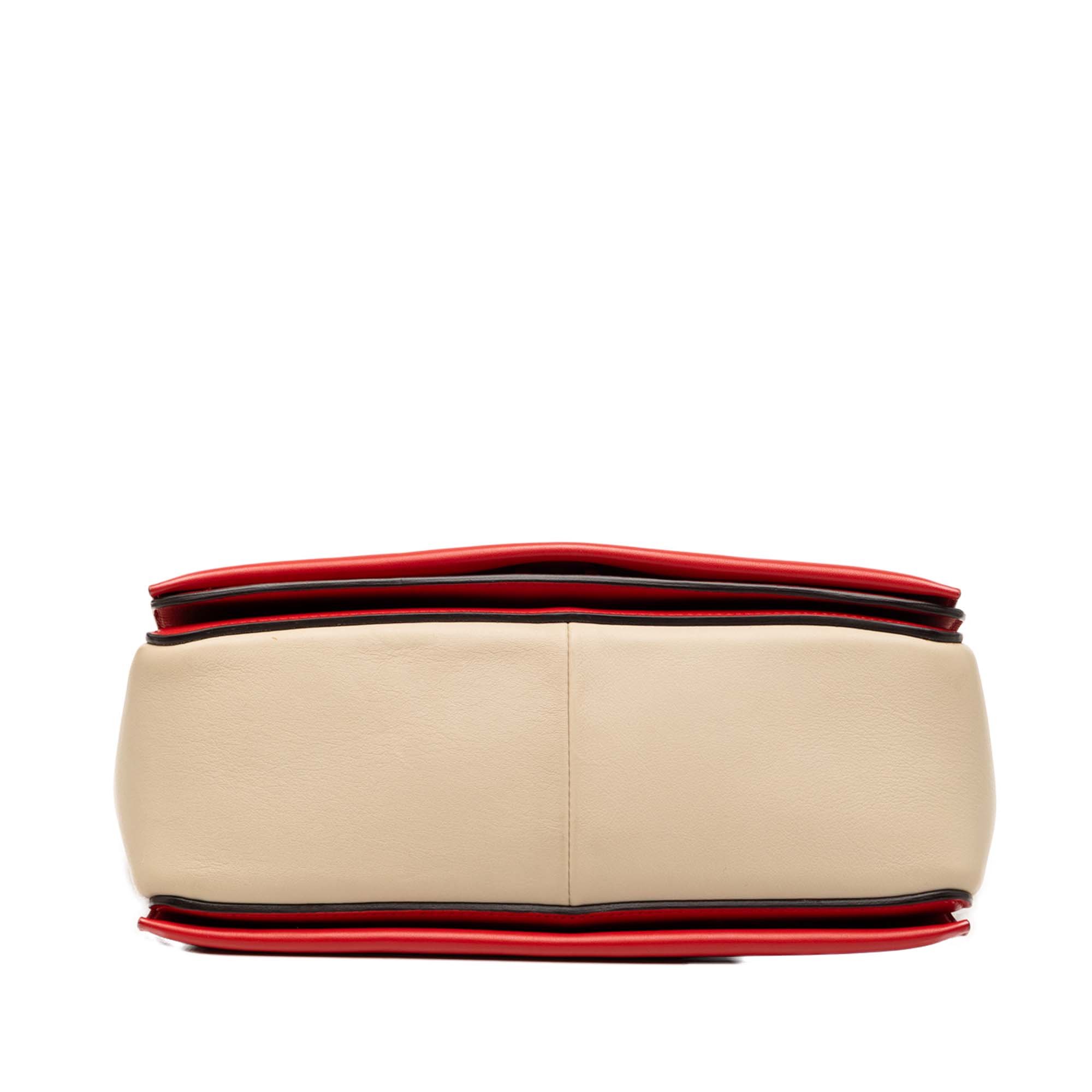 Medium Shiny Smooth Calfskin Frame Shoulder Bag - Image 3