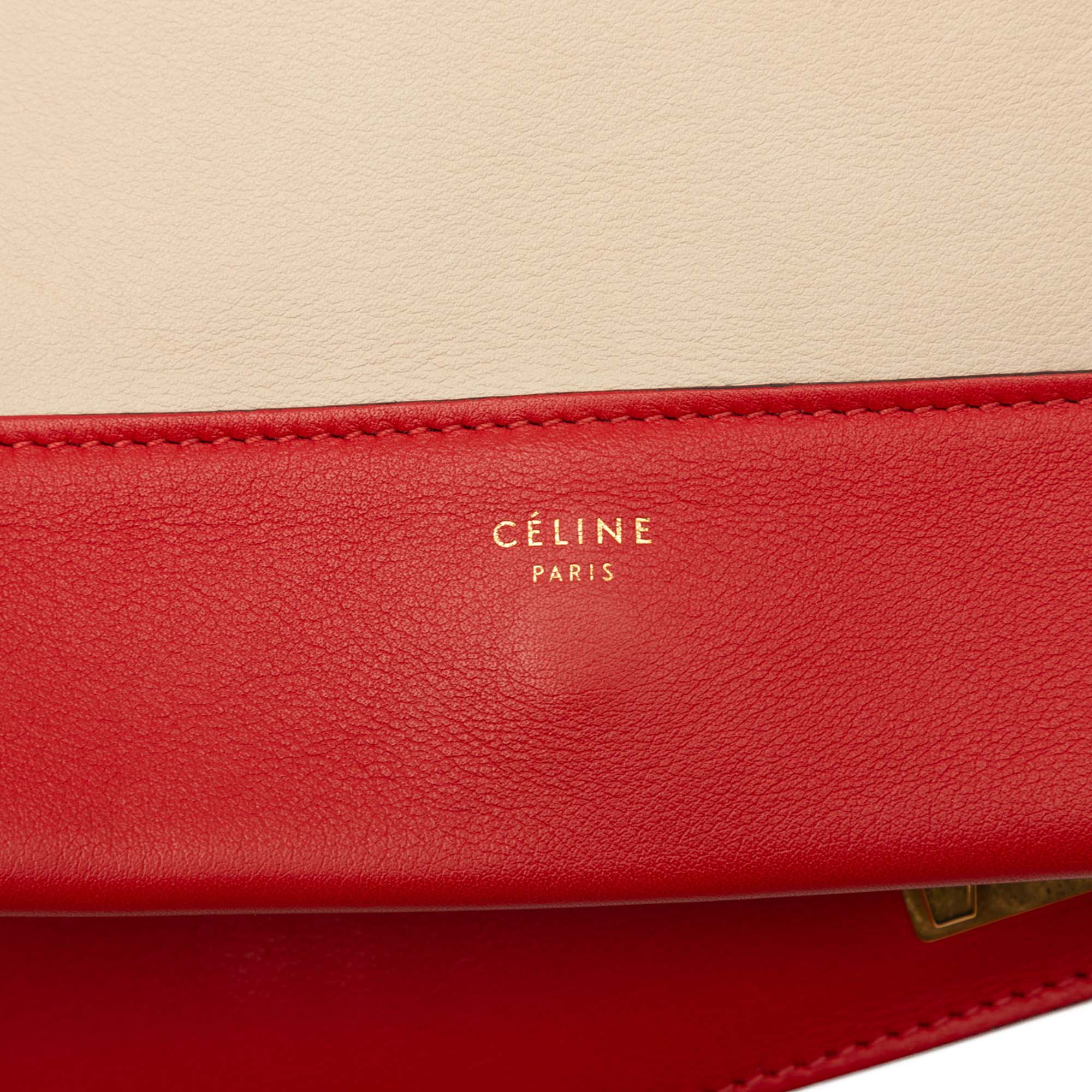 Medium Shiny Smooth Calfskin Frame Shoulder Bag - Image 5