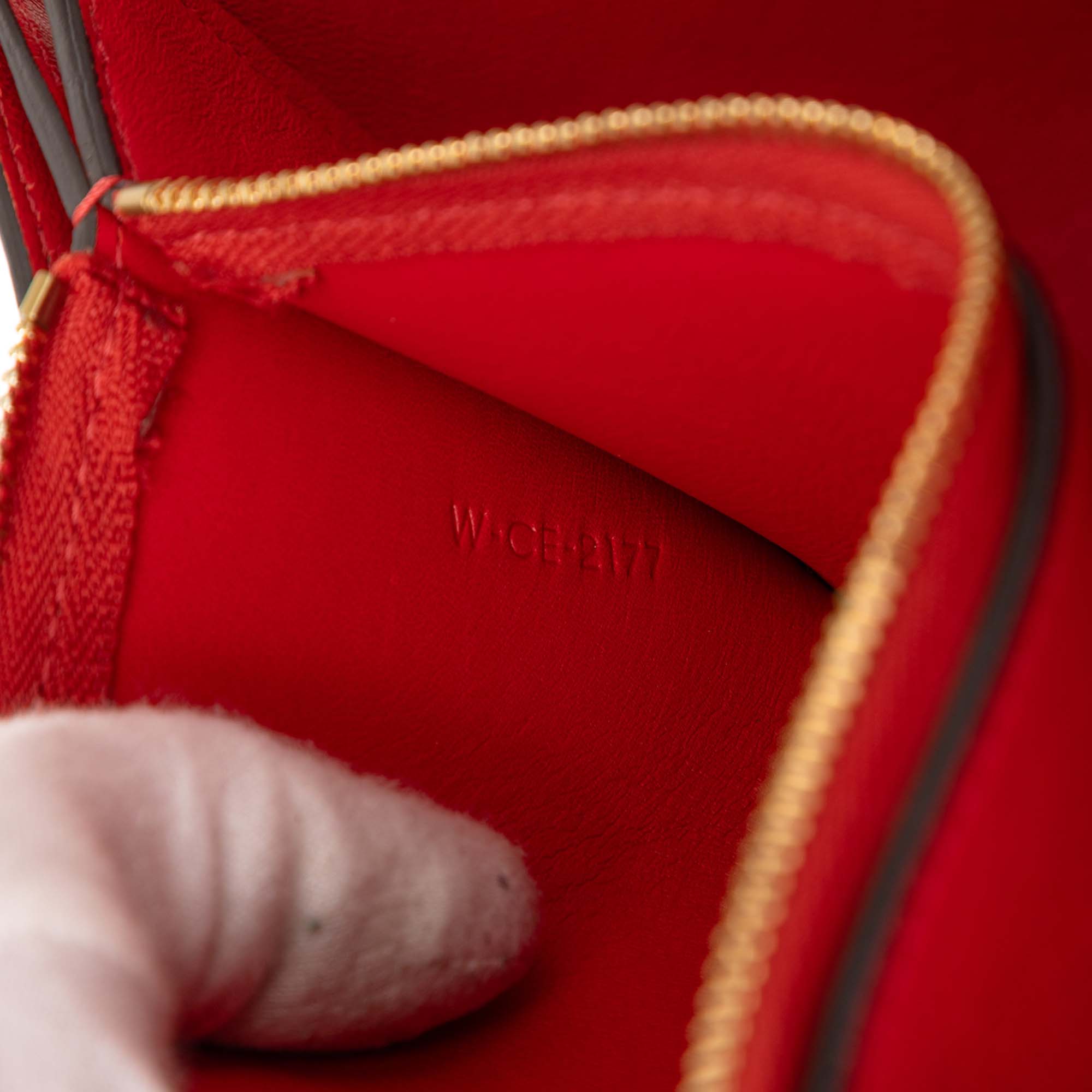 Medium Shiny Smooth Calfskin Frame Shoulder Bag - Image 6