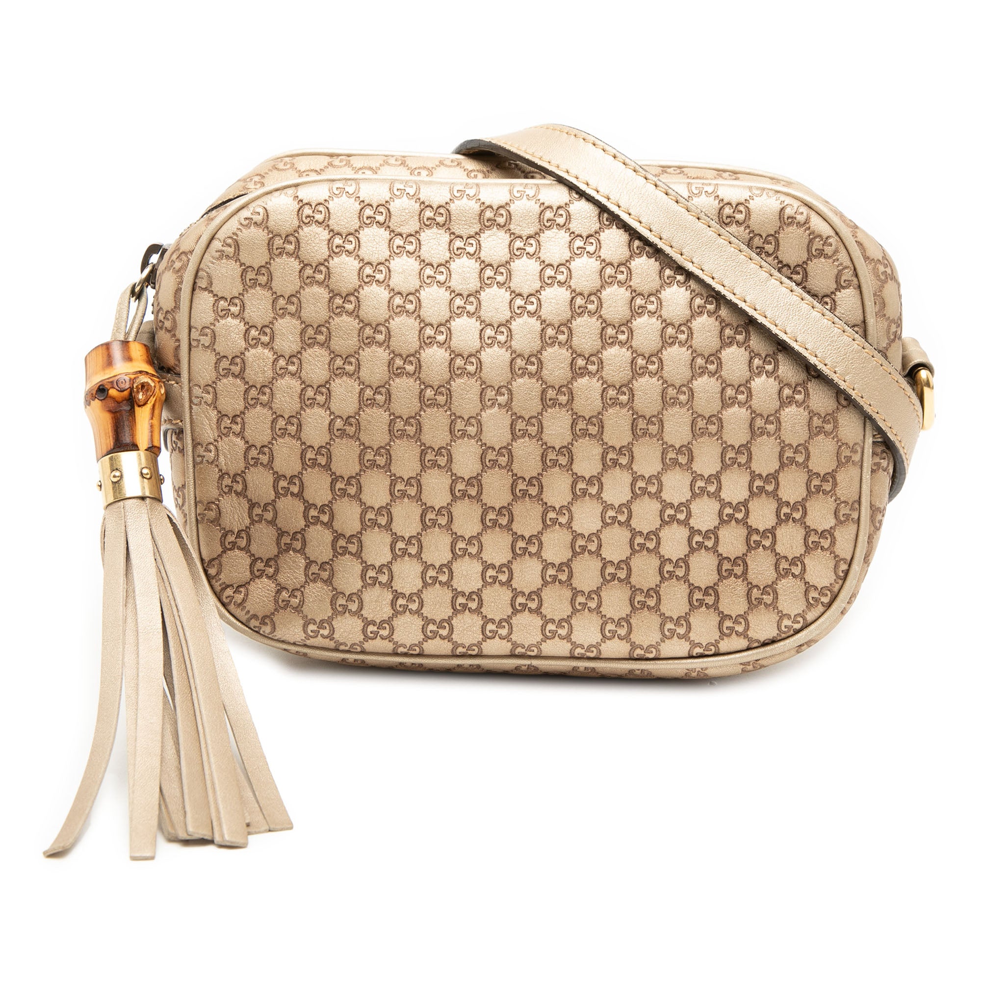 Metallic Microguccissima Sunshine Disco Camera Bag - Image 1