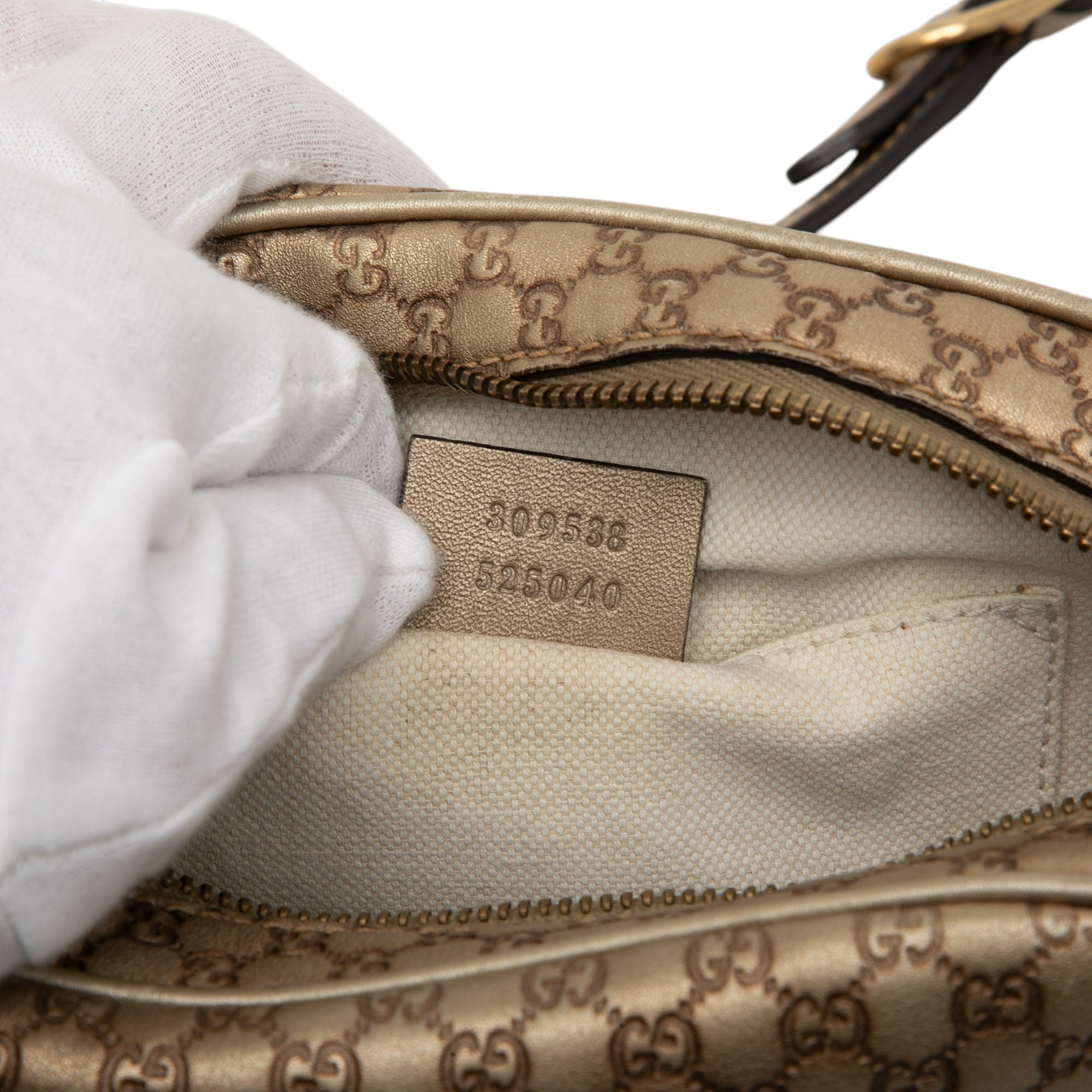 Metallic Microguccissima Sunshine Disco Camera Bag - Image 6