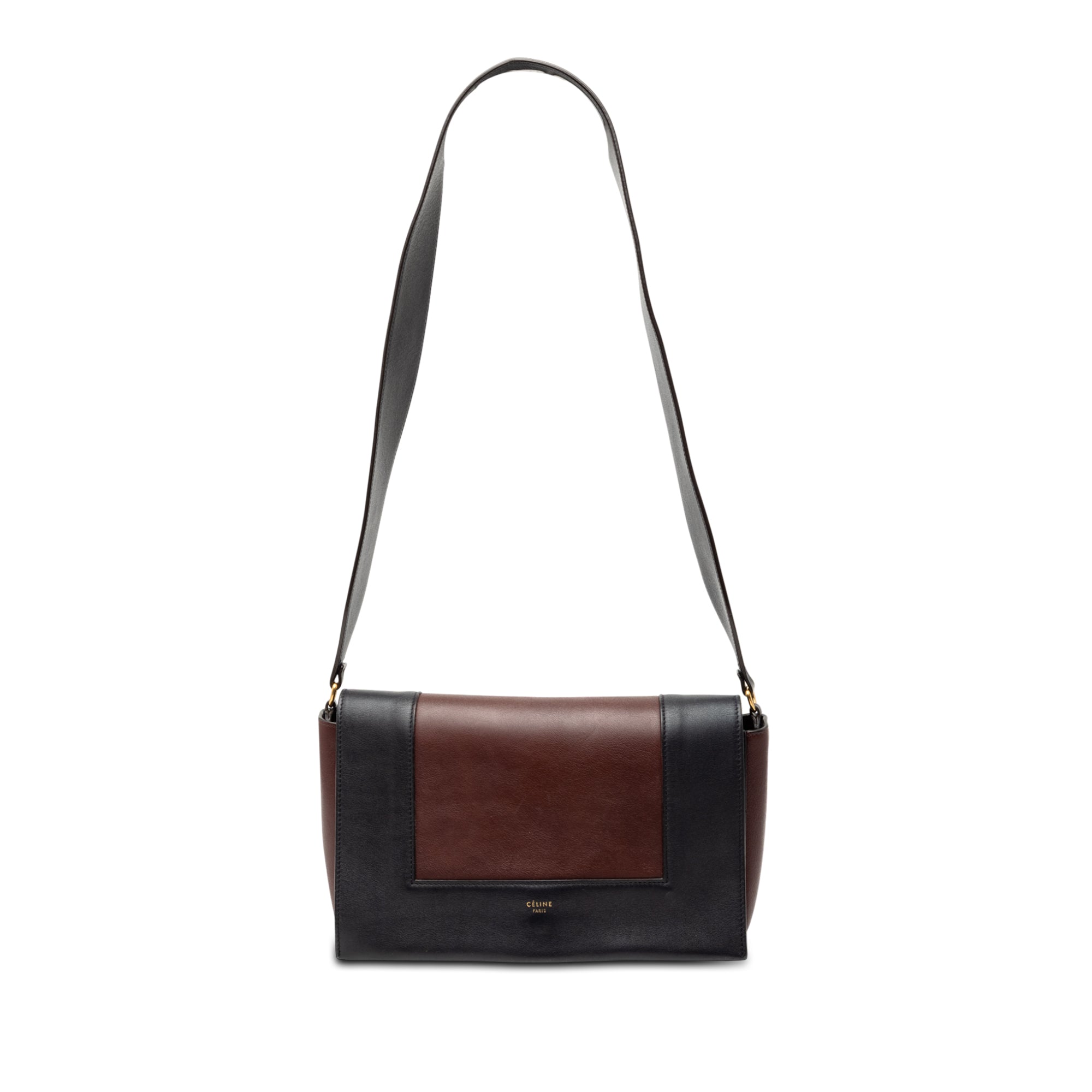 Medium Shiny Smooth Calfskin Frame Shoulder Bag - Image 1