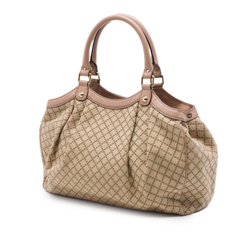 Medium Diamante Canvas Sukey Tote - Image 2
