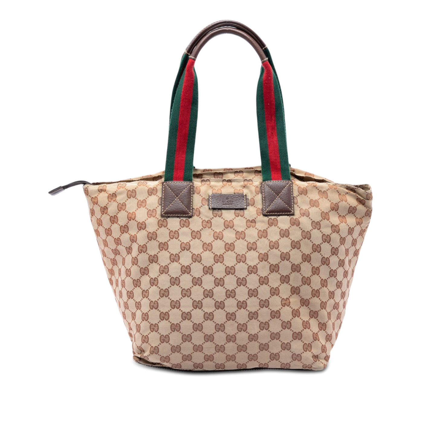 GG Canvas Web Tote - Image 1
