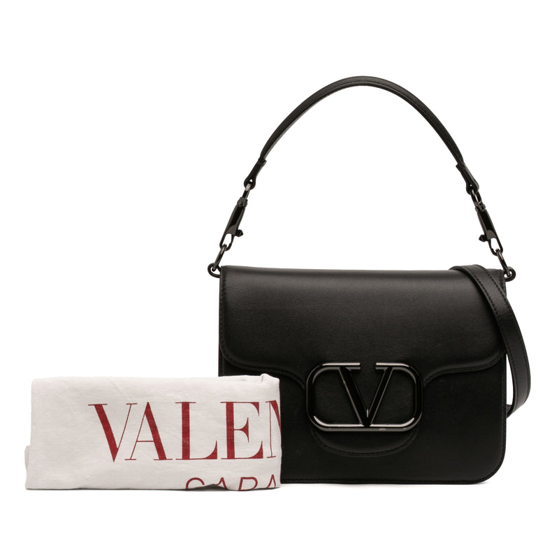 Calfskin Logo Flap Satchel - Image 10