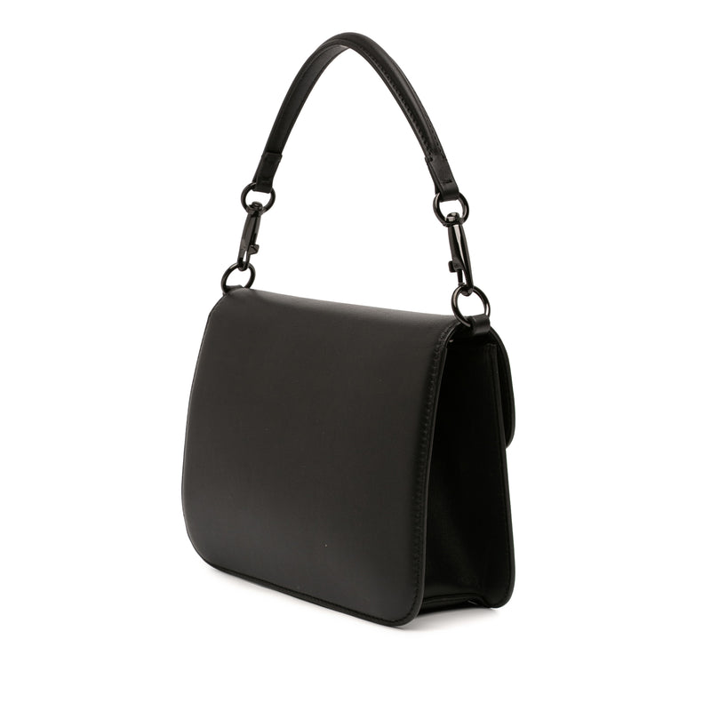 Calfskin Logo Flap Satchel - Image 2