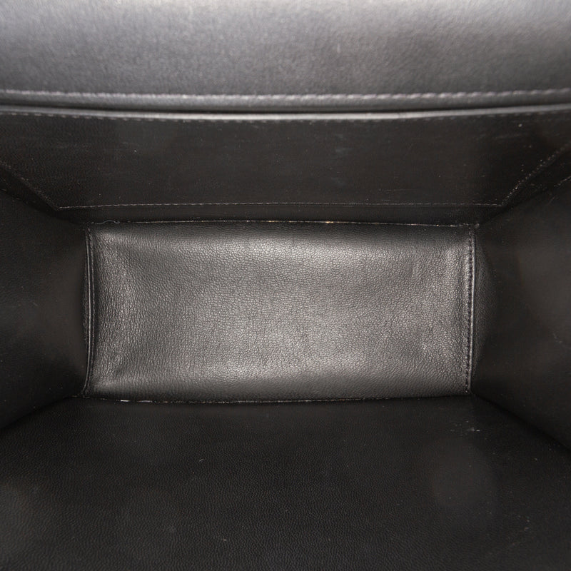 Calfskin Logo Flap Satchel - Image 4