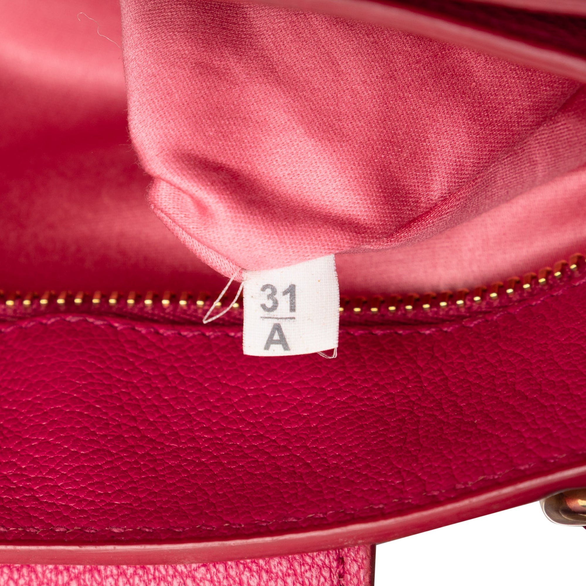 Bicolor Goatskin Madras Satchel - Image 7