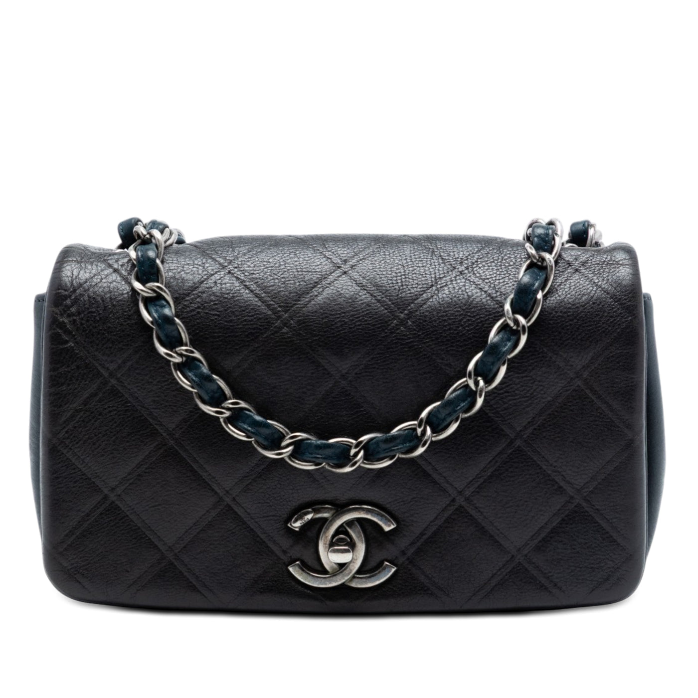 Small Diamond Embossed Calfskin New Chic Flap - Image 1