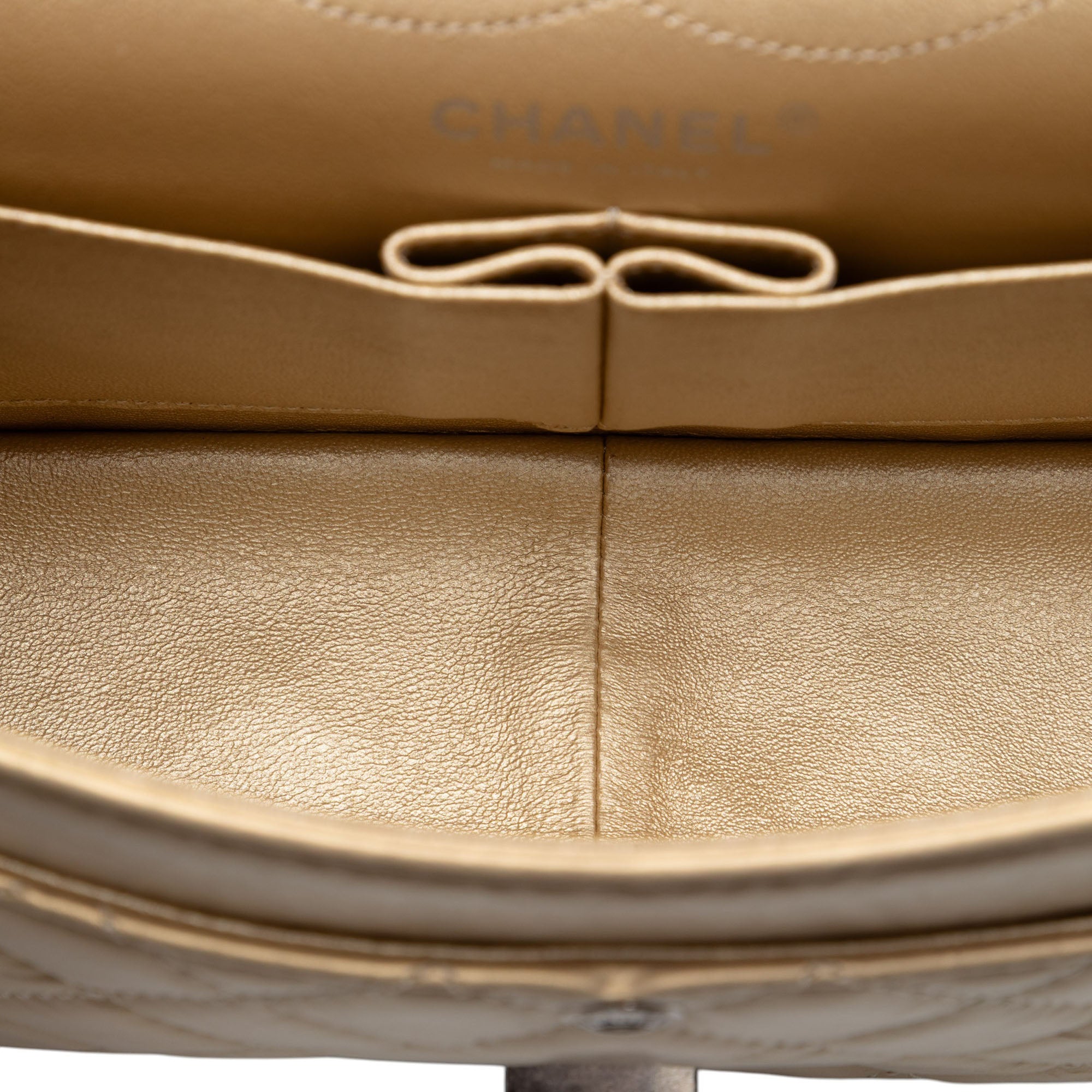 Quilted Metallic Aged Calfskin Reissue 2.55 Double Flap 226 - Image 4