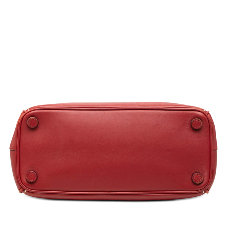 Small City Calf Hand Stitched Galleria Double Zip Satchel - Image 3