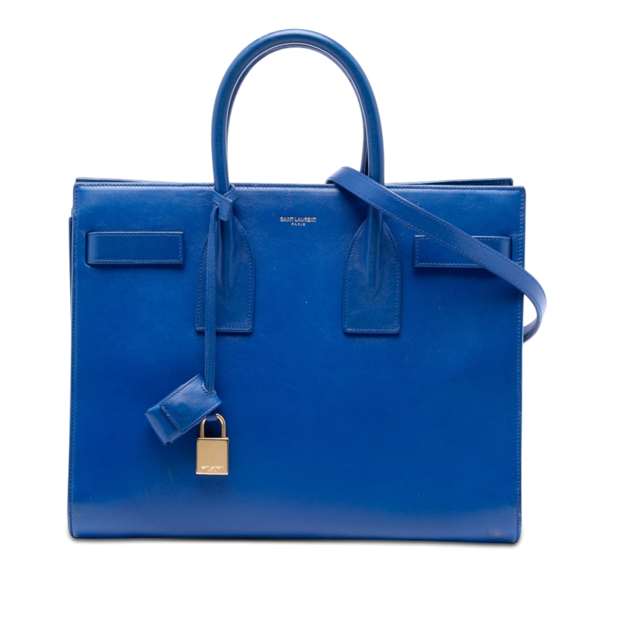 Small Leather Sac De Jour Satchel - Image 1